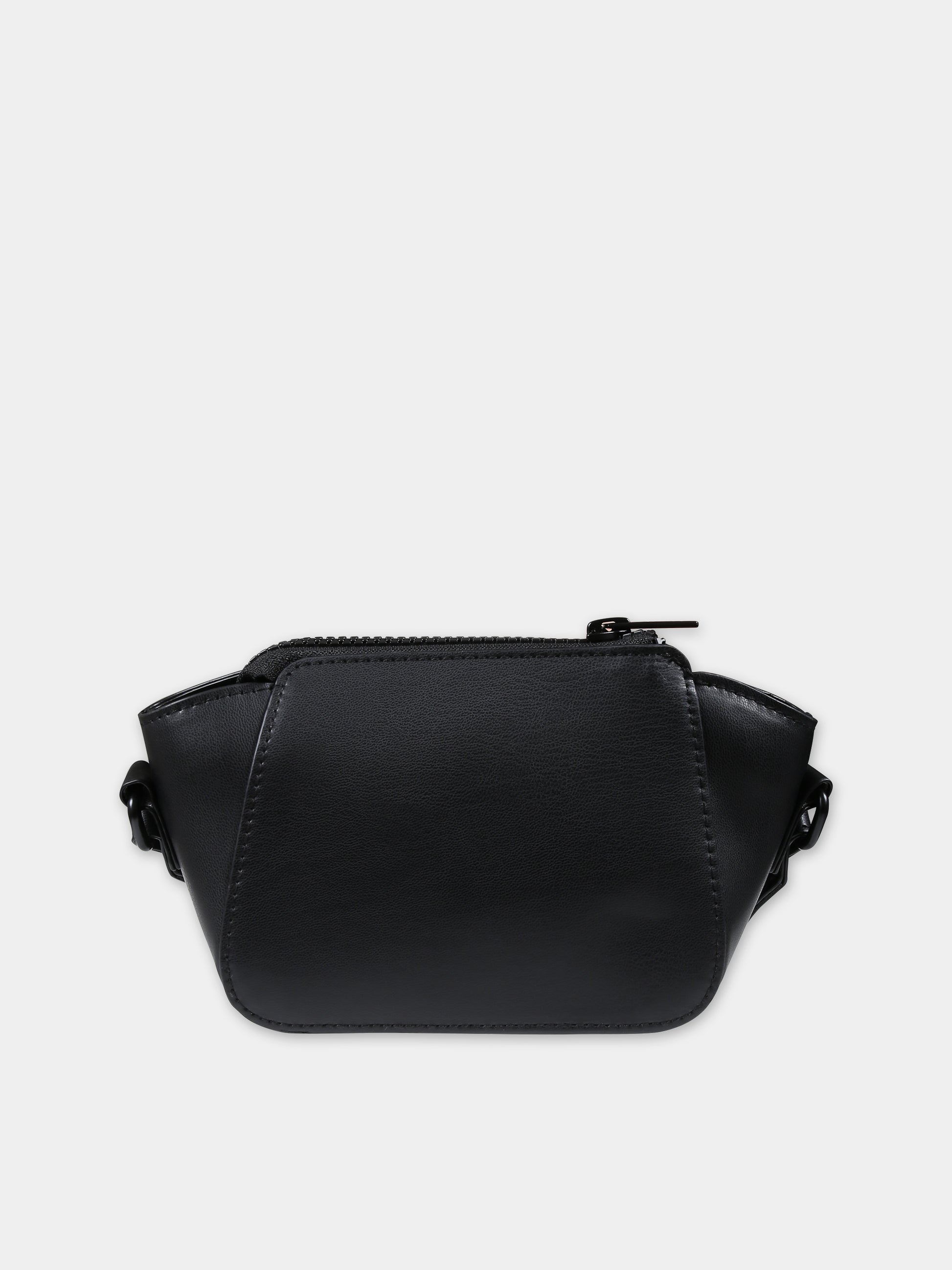 Borsa nera per bambina con logo,Dkny,D60154 09B