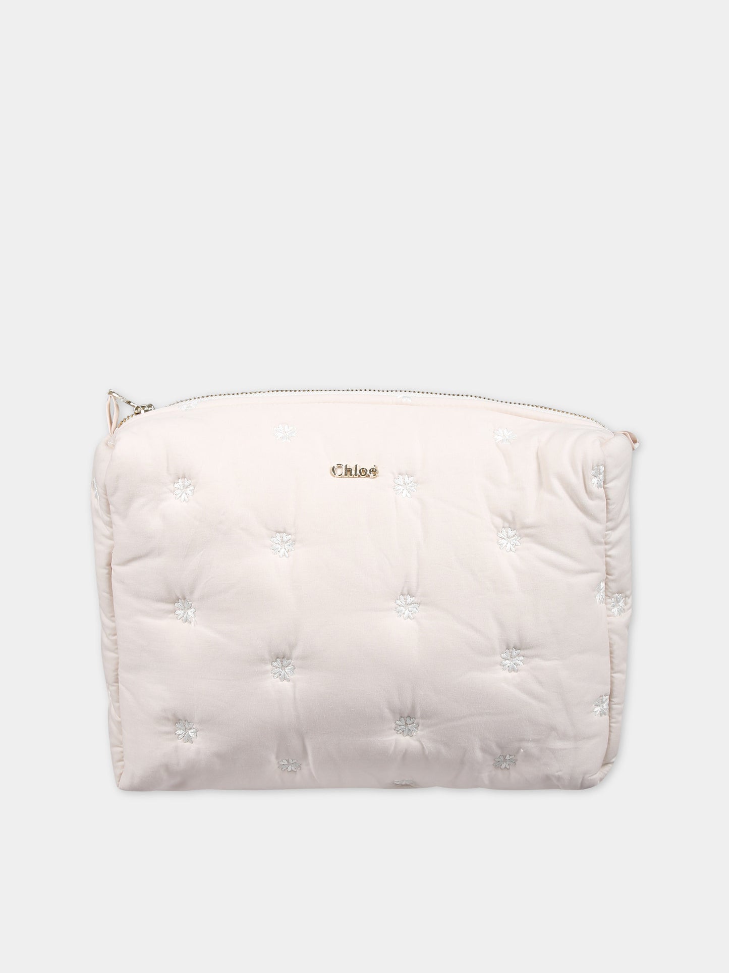 Set rosa per neonata con logo,Chloé Kids,C20204 440