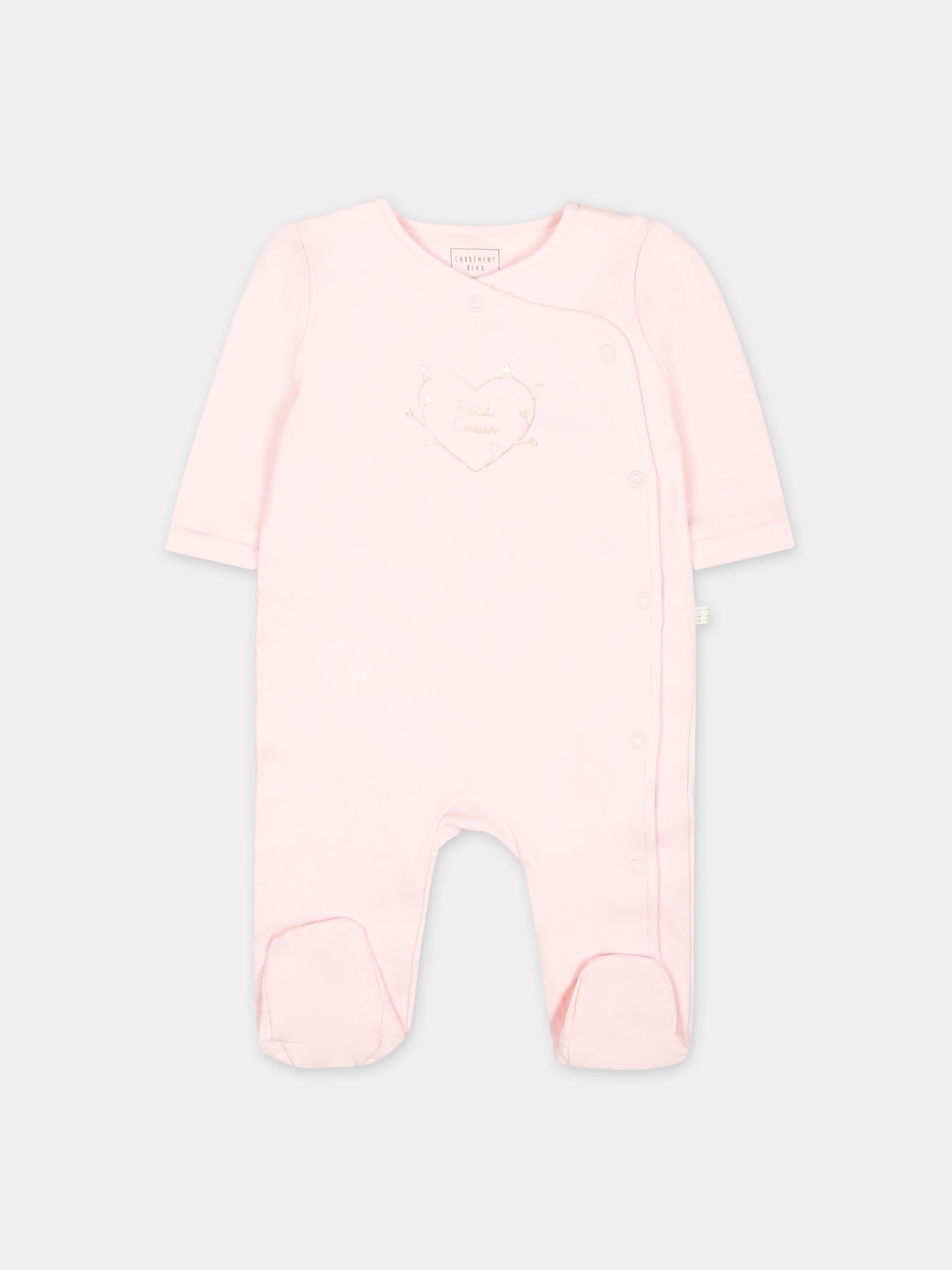 Set rosa per neonata con logo,Carrement Beau,Y30017 43B