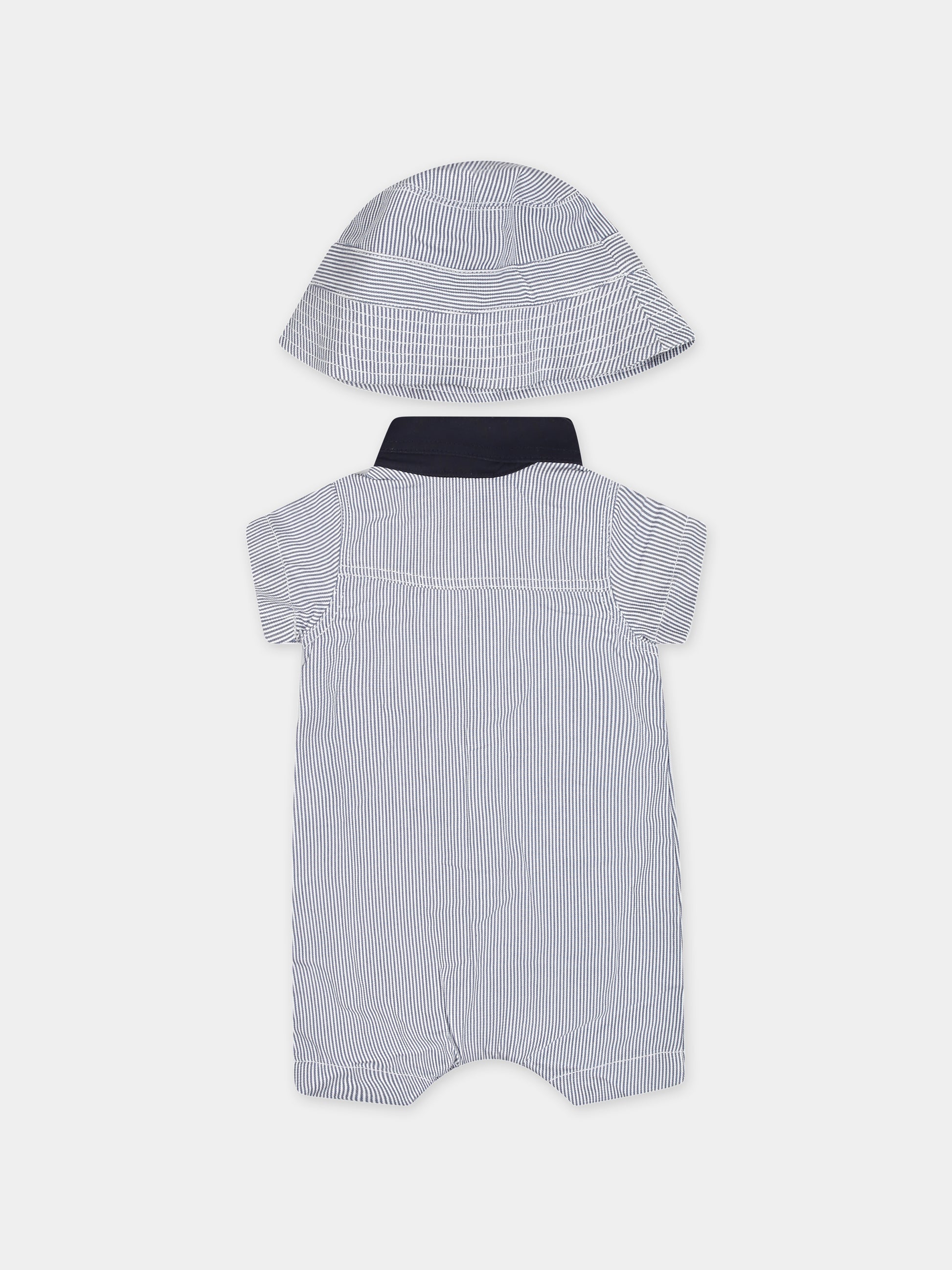 Set blu per neonato con logo,Boss,J50787 V21