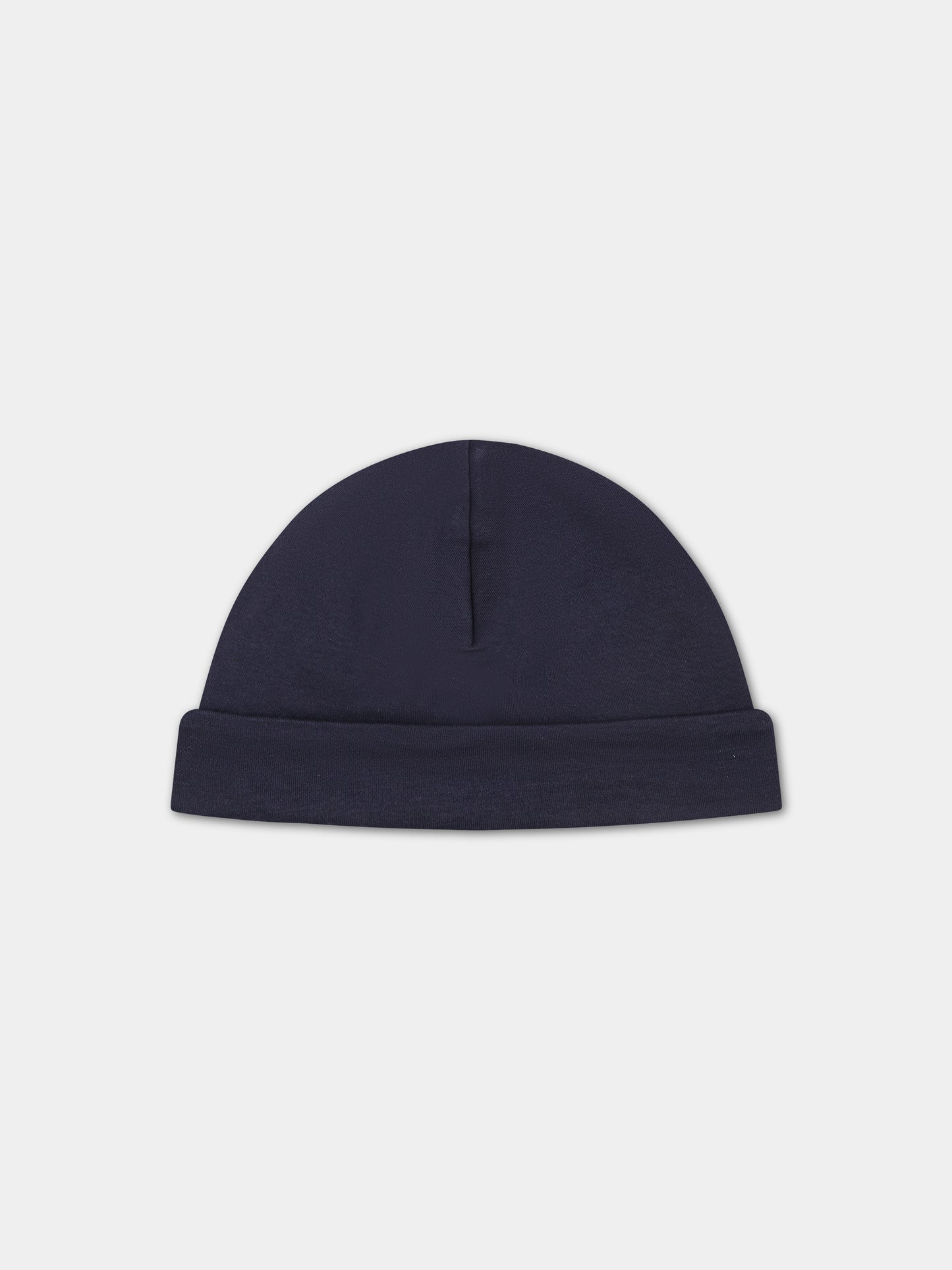 Cappello blu per neonato con logo,Boss,J50786 849