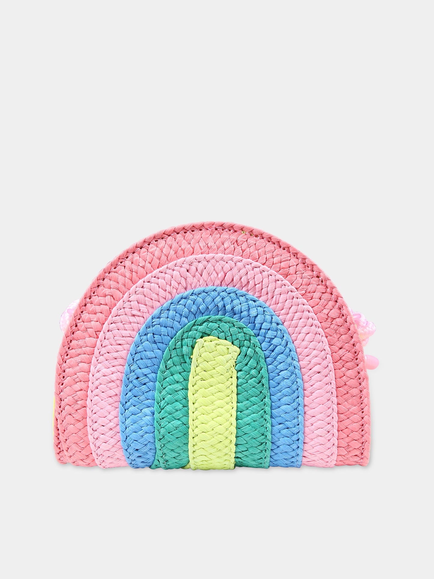 Borsa casual multicolor per bambina a forma di arcobaleno,Billieblush,U20357 499
