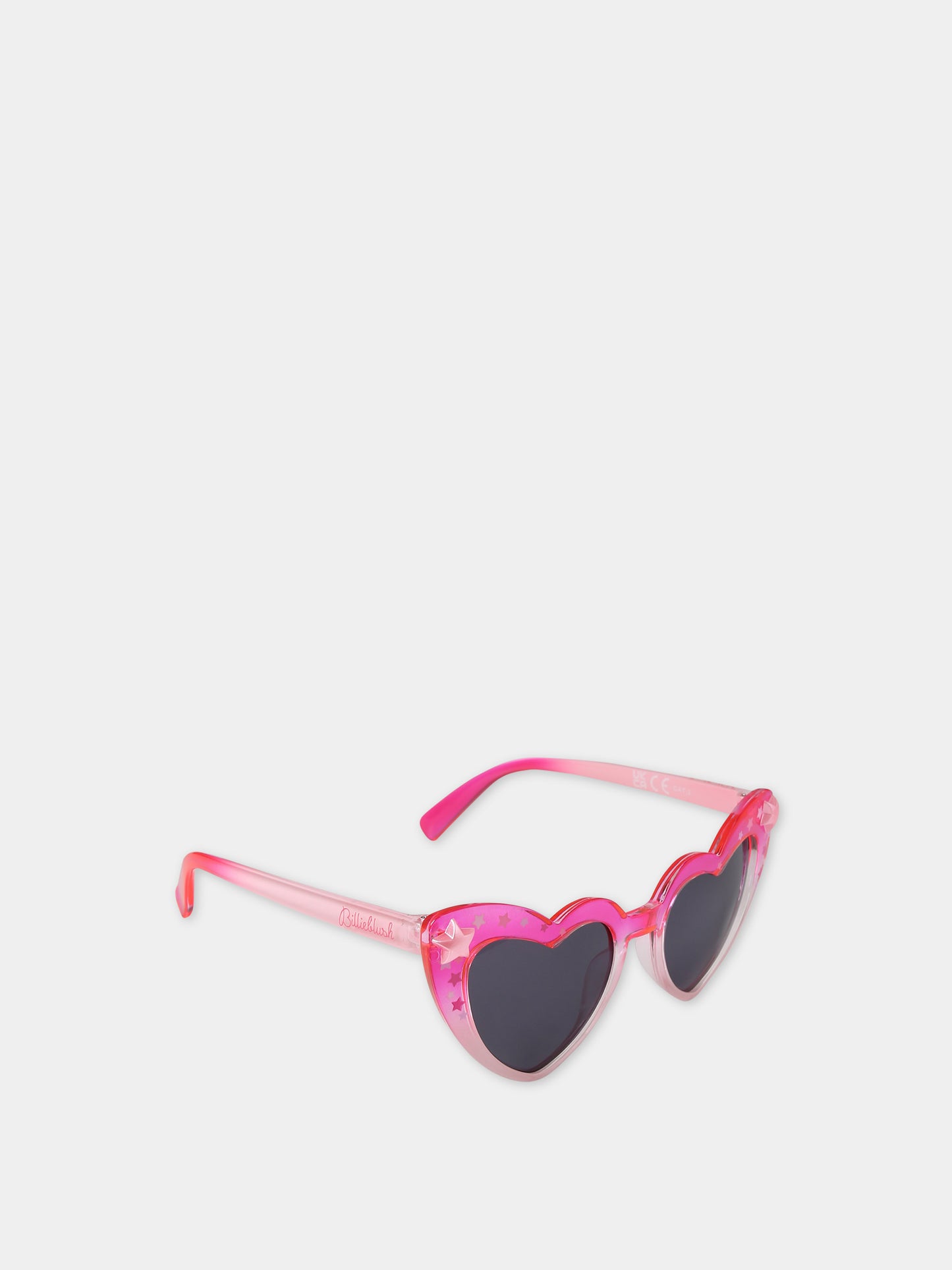 Occhiali da sola fucsia per bambina a forma di cuore,Billieblush,U20304 499