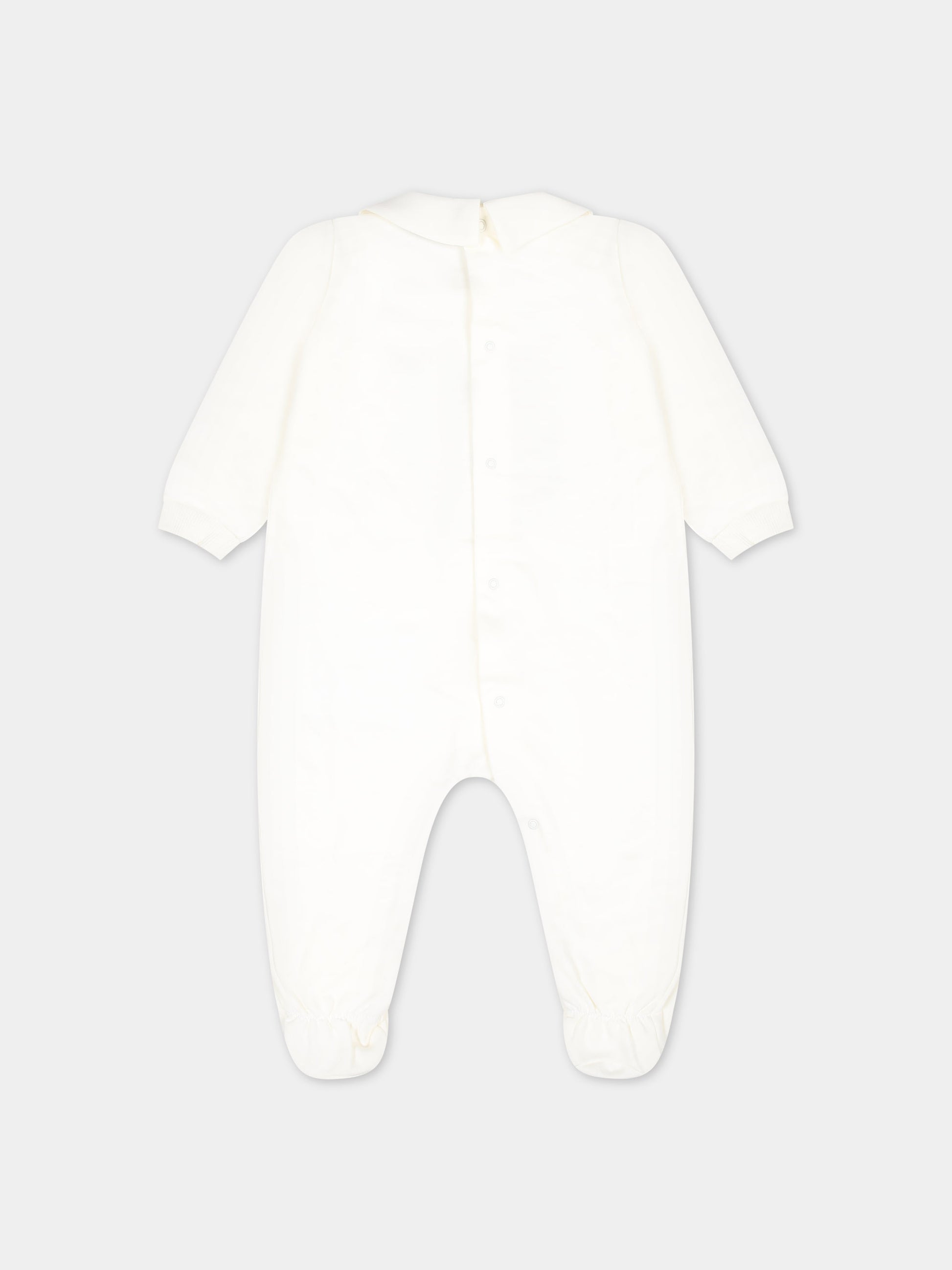 Tutina bianco per neonati con Teddy Bear,Moschino Kids,MUY06P LCA19 10063