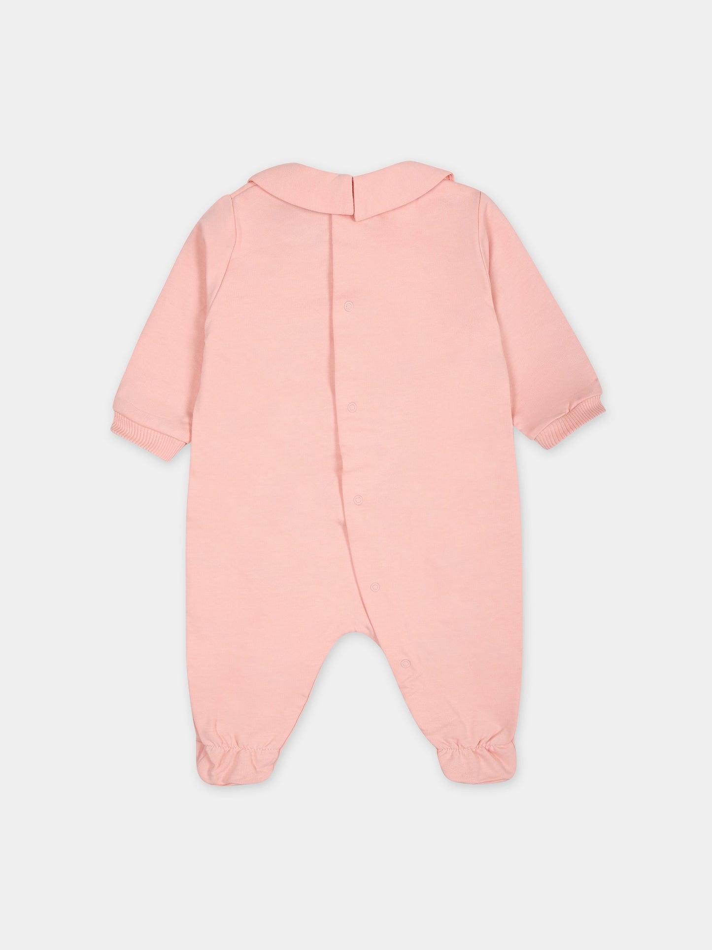 Tutina rosa per neonata con Teddy Bear,Moschino Kids,MUY06P LCA19 50209