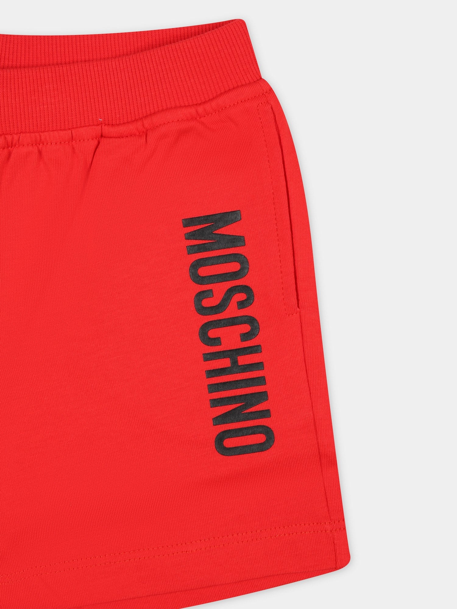 Completo multicolor per neonato con Teddy Bear e logo,Moschino Kids,MRG00M LAA02 82298