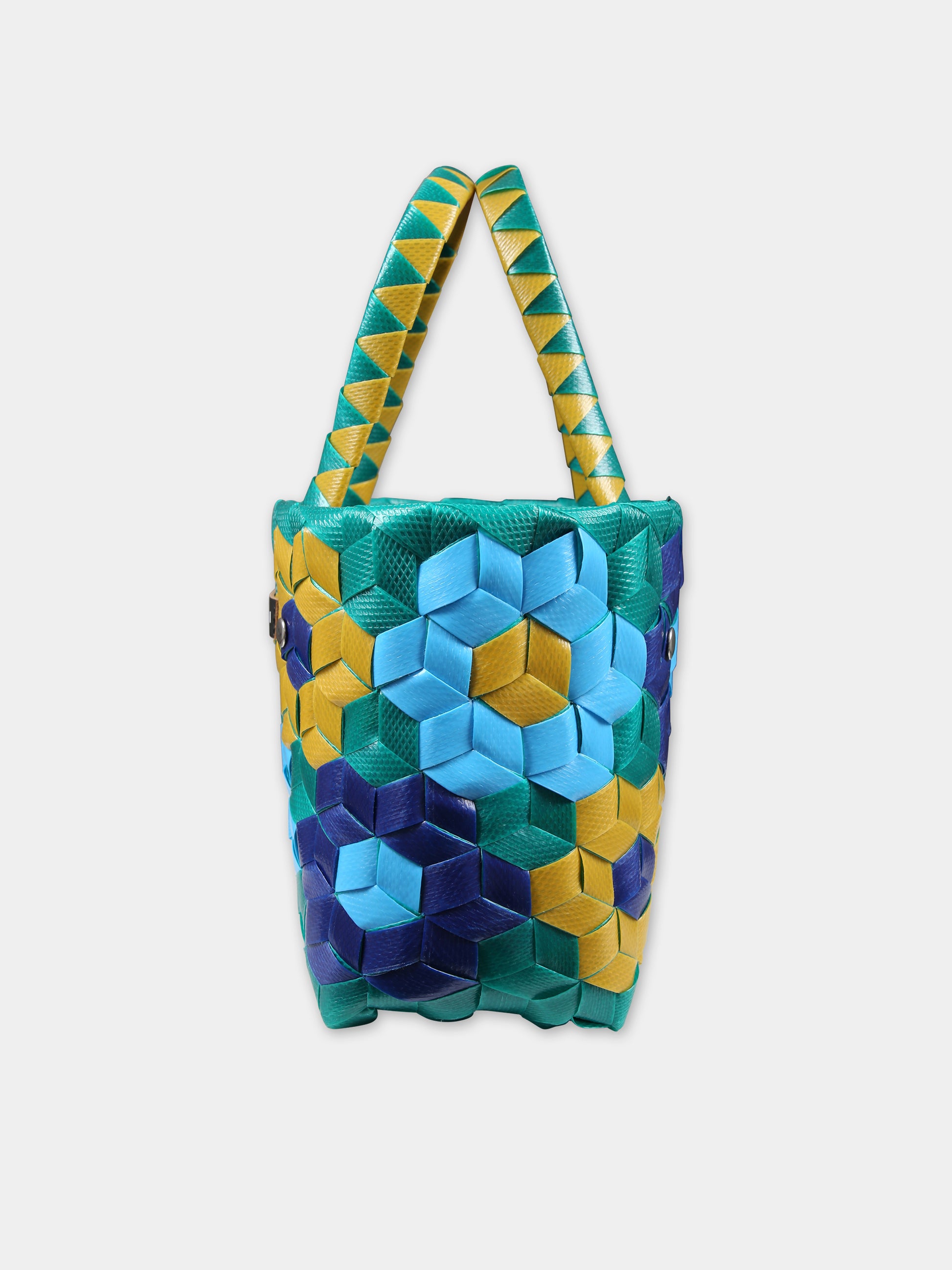 Borsa multicolor per bambina con logo,Marni Kids,M01157 M00IW MW77F 0M535