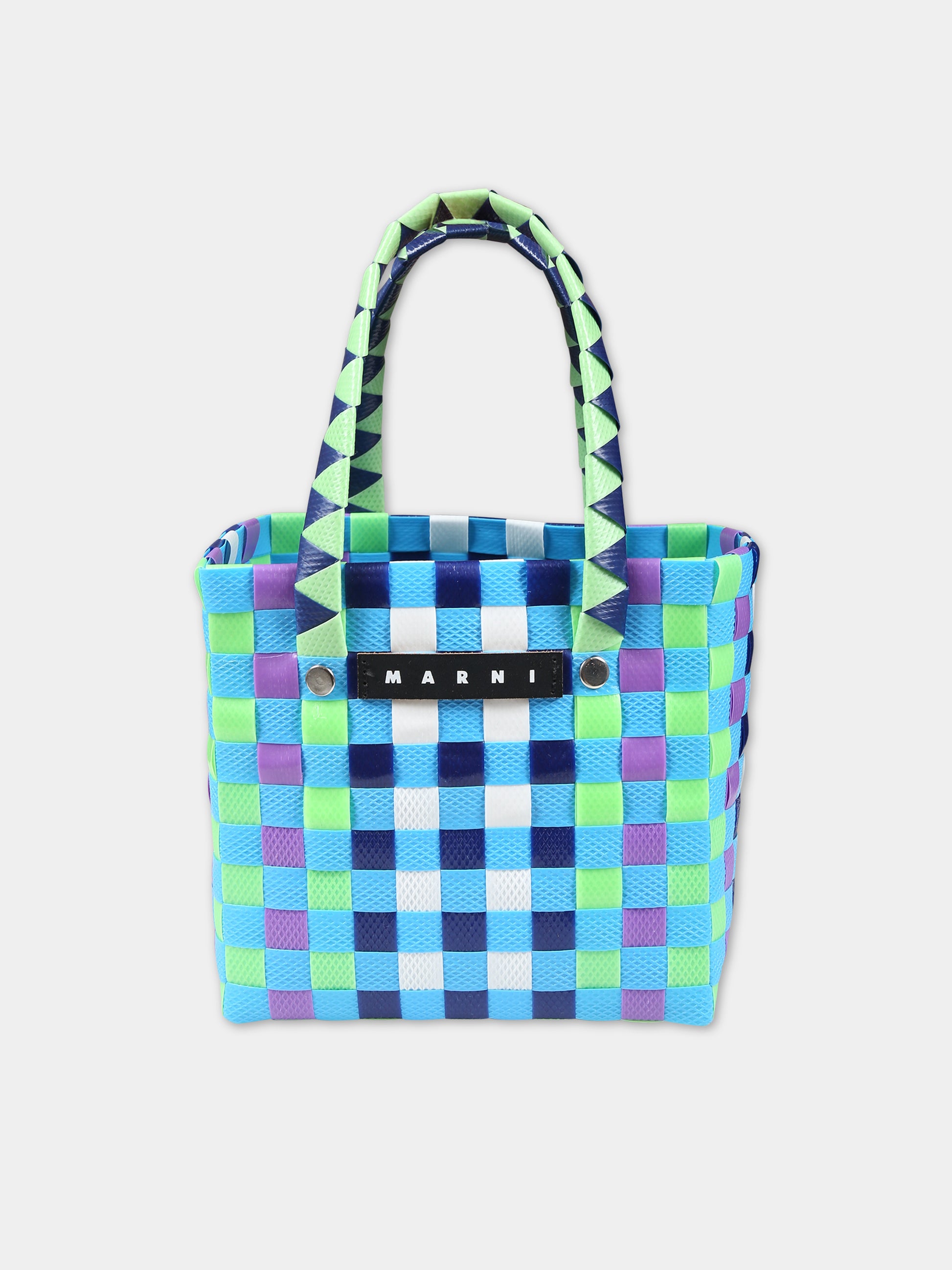 Borsa muticolor per bambina con logo,Marni Kids,M00178 M00IW MW55F 0M845