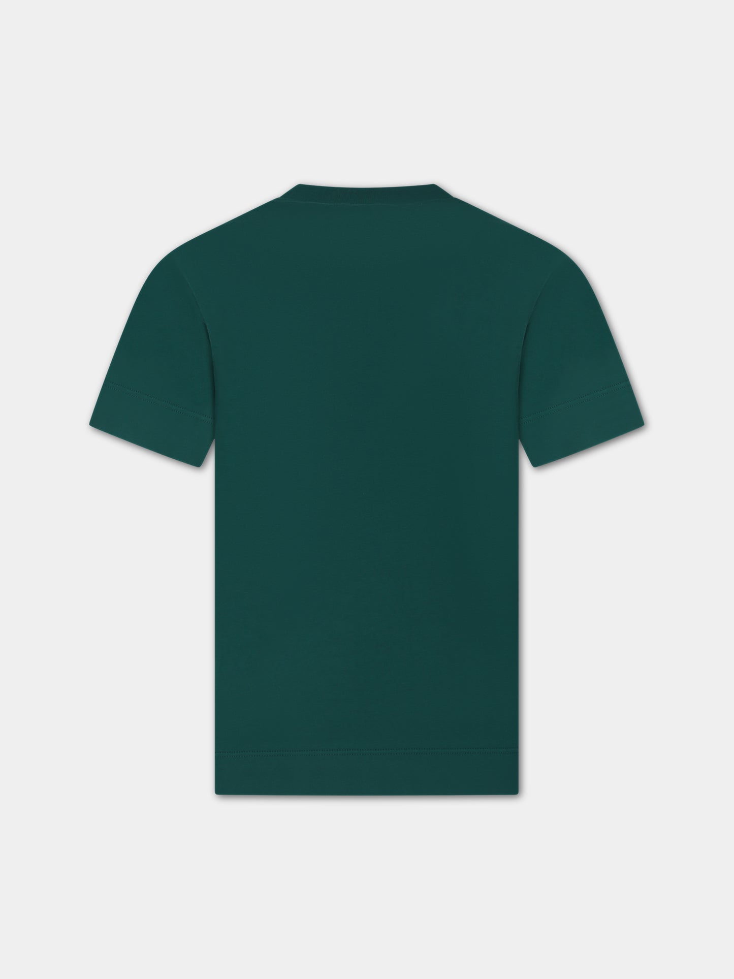 T-shirt verde per bambini con logo,Marni Kids,M002MV M00HZ MT135U 0M538