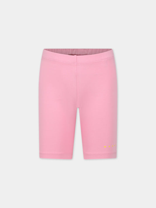Shorts sportivi rosa per bambina,Marni Kids,M01030 M00LE MP137F 0M340