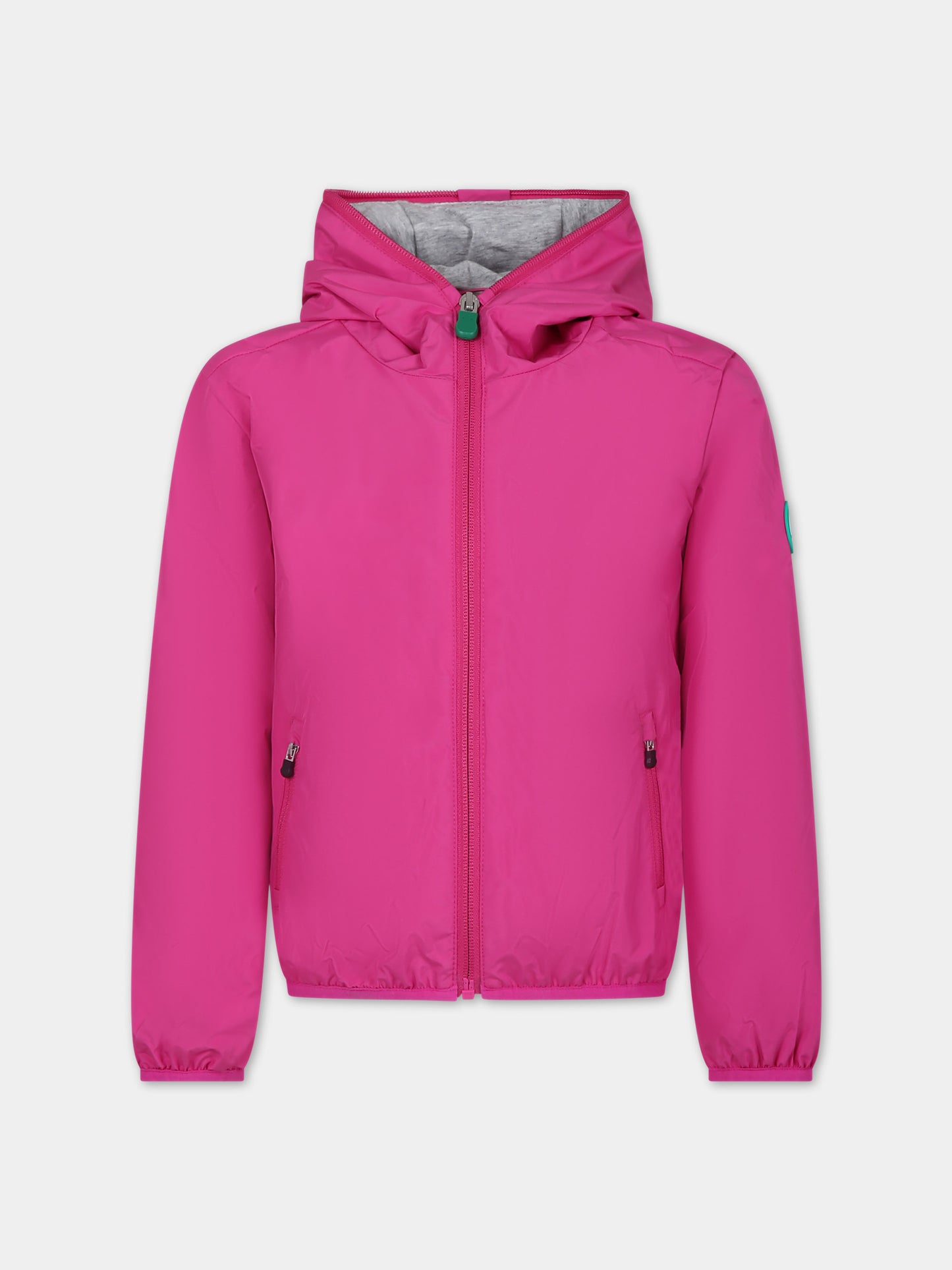Giacca a vento Jules fucsia per bambina,Save The Duck Kids,J30036X WIND18 80037
