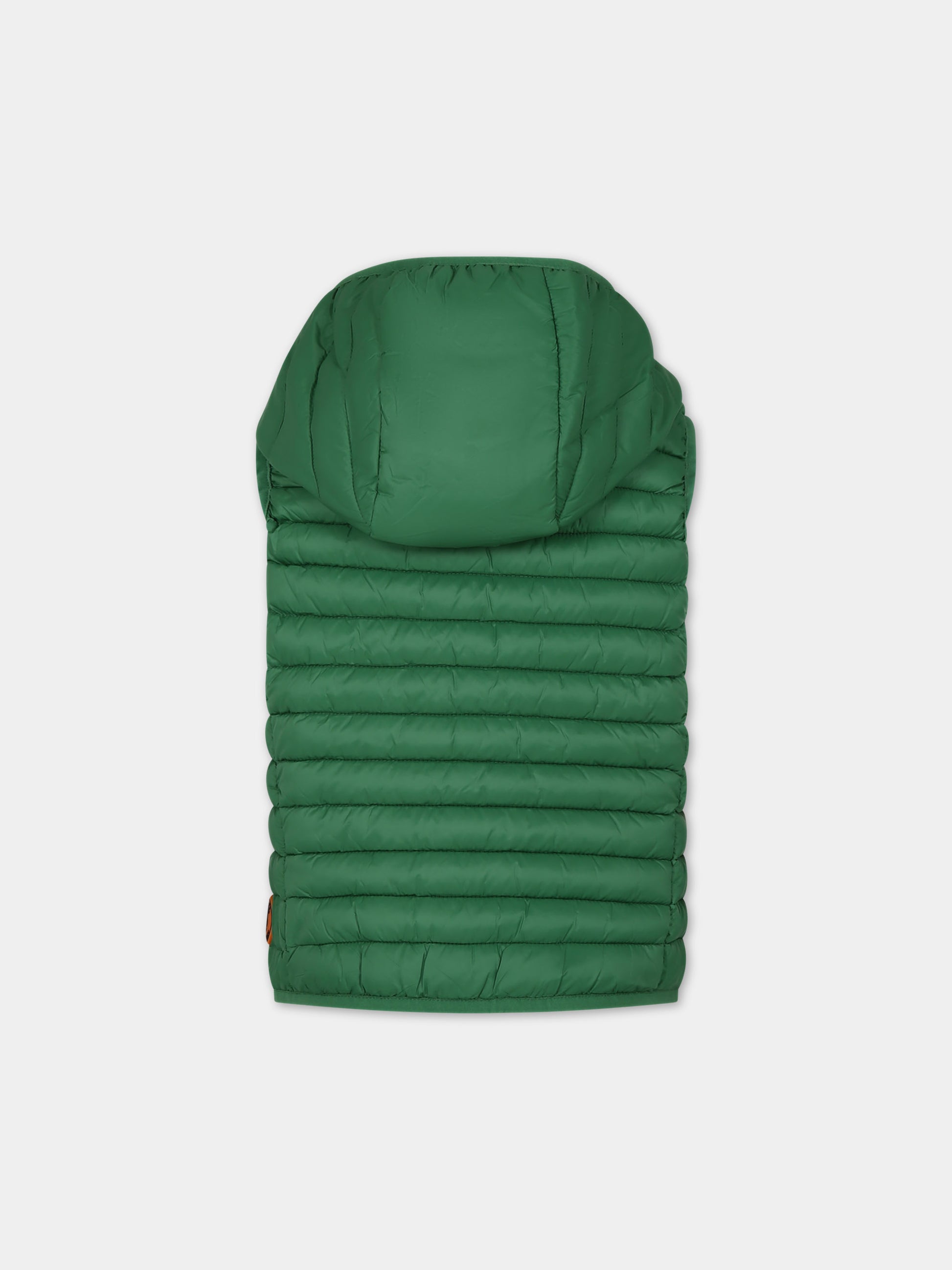 Gilet Cupid verde per bambino,Save The Duck Kids,J80649X GIGA18 50043