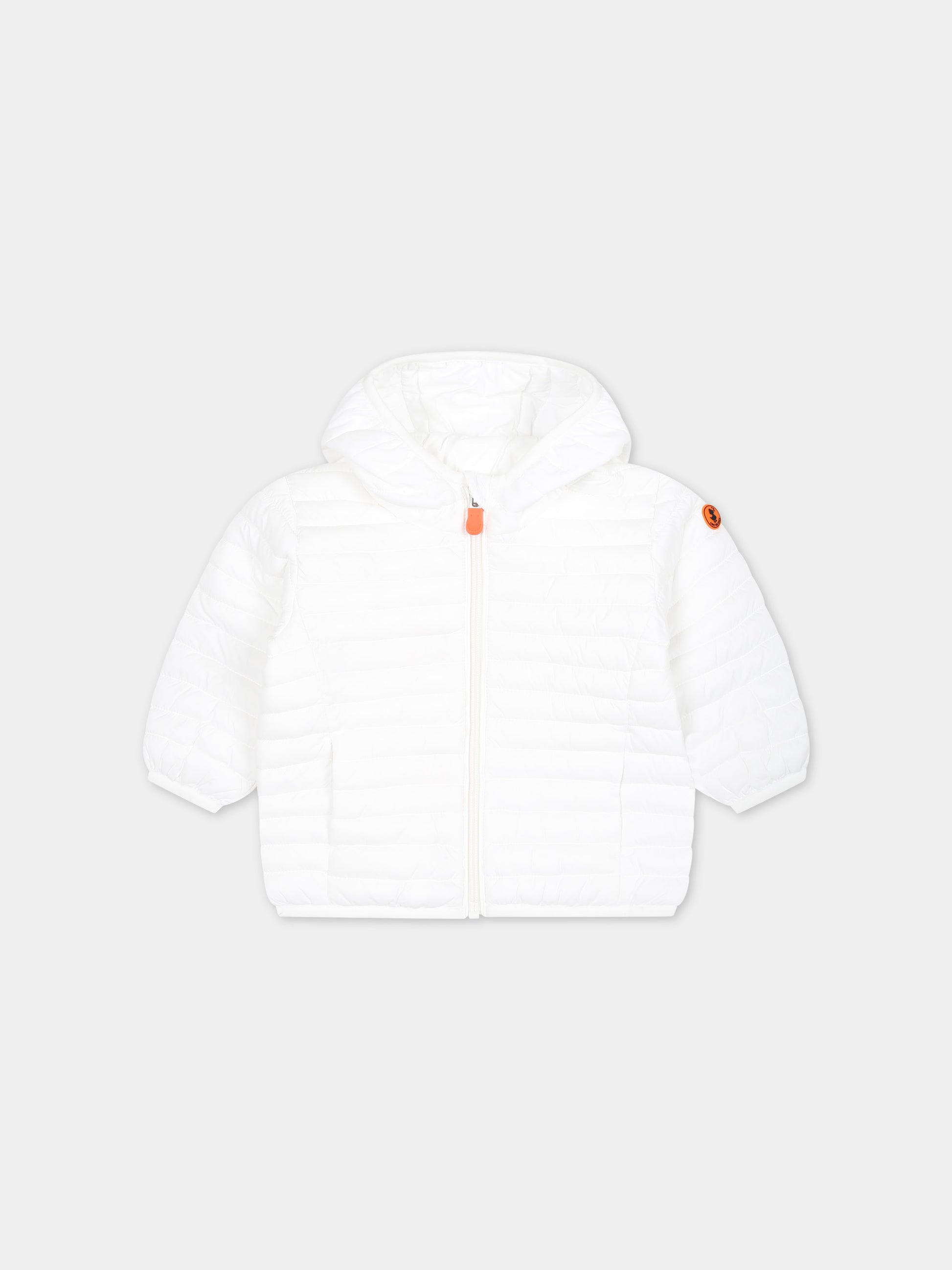 Piumino Nene bianco per neonato con logo,Save The Duck Kids,I30003X GIGA18 00000