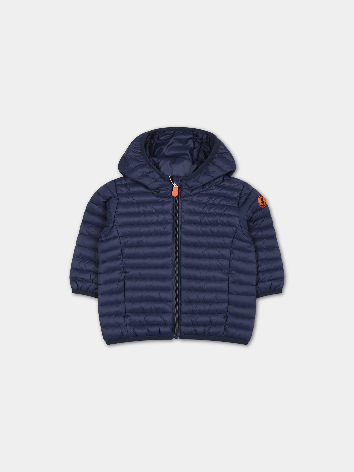 Piumino Nene blu per neonato con logo,Save The Duck Kids,I30003X GIGA18 90000