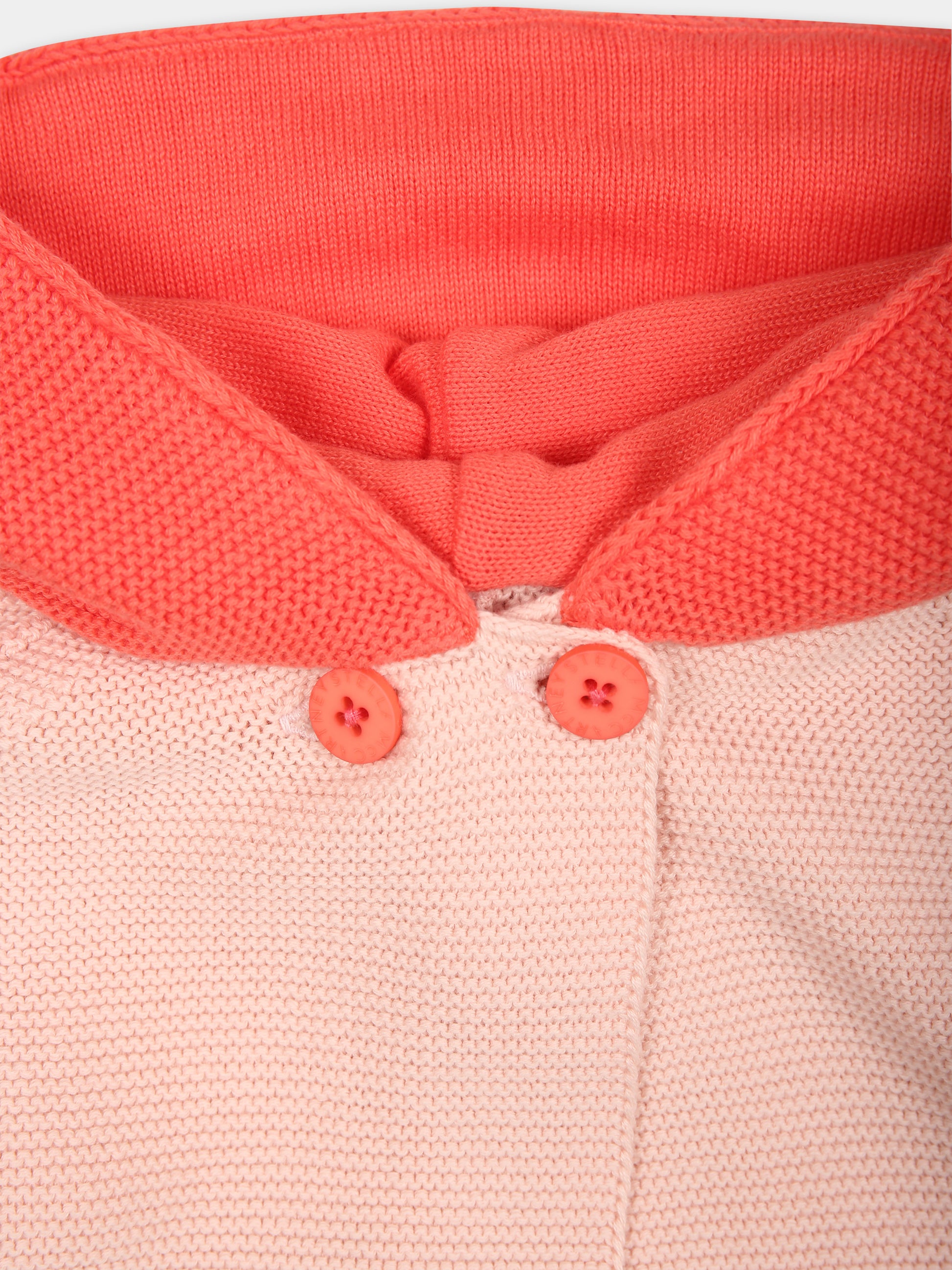 Cardigan rosa per neonata,Stella Mccartney Kids,TU9080 Z1881 505