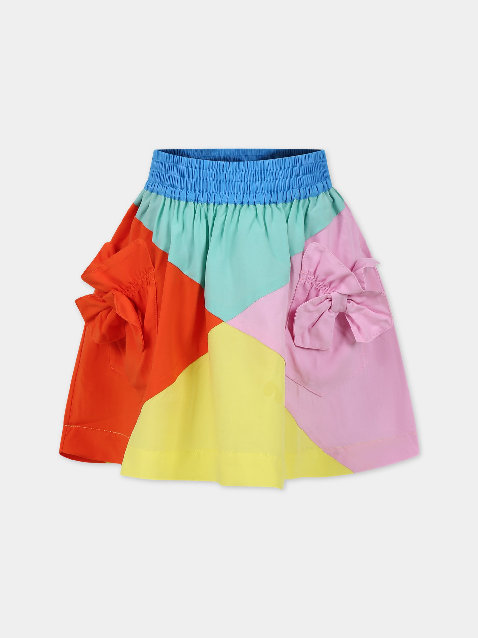 Gonna multicolor per bambina,Stella Mccartney Kids,TU7A11 Z0491 999