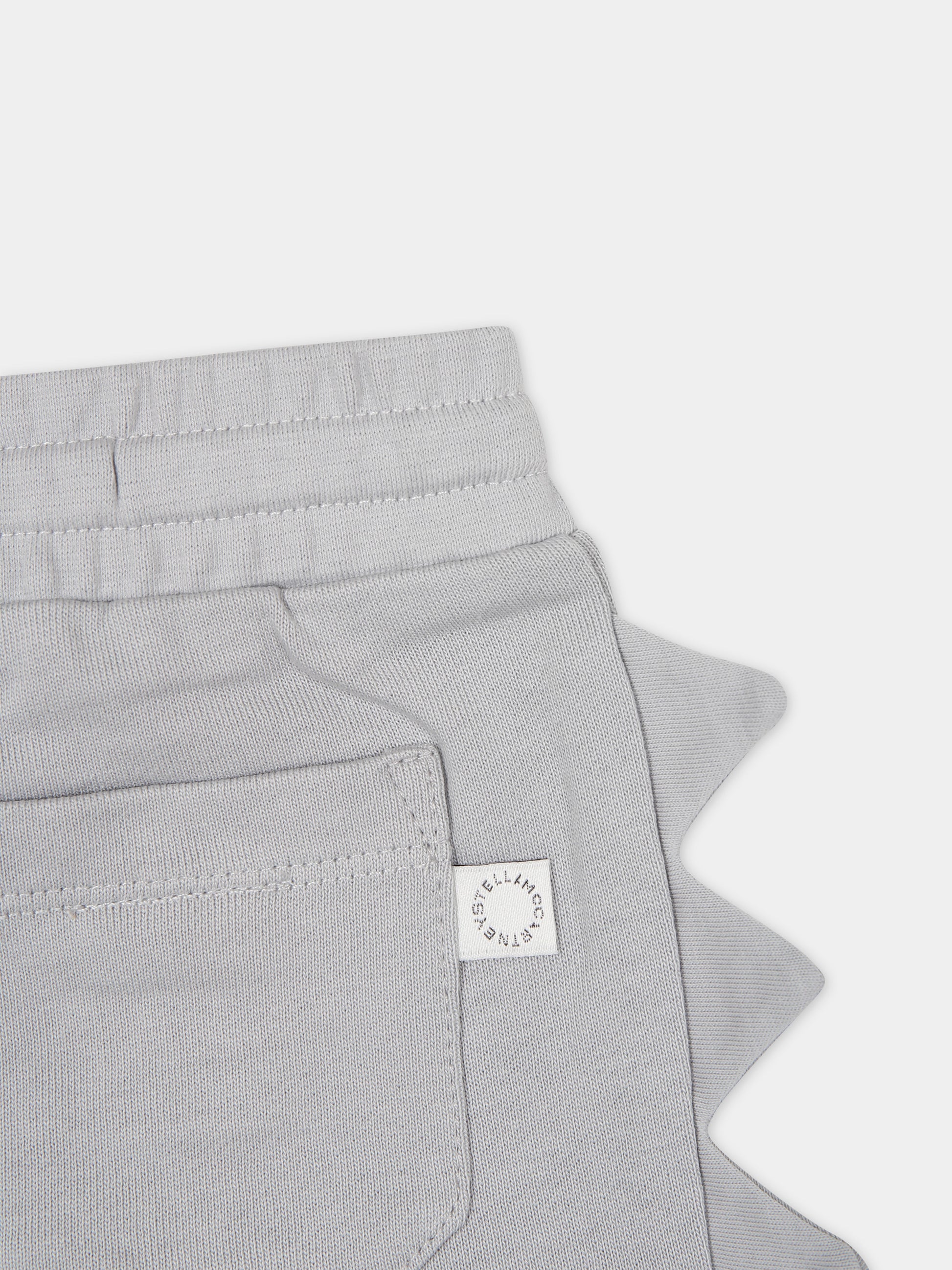 Shorts grigi per neonato,Stella Mccartney Kids,TU6599 Z0499 906