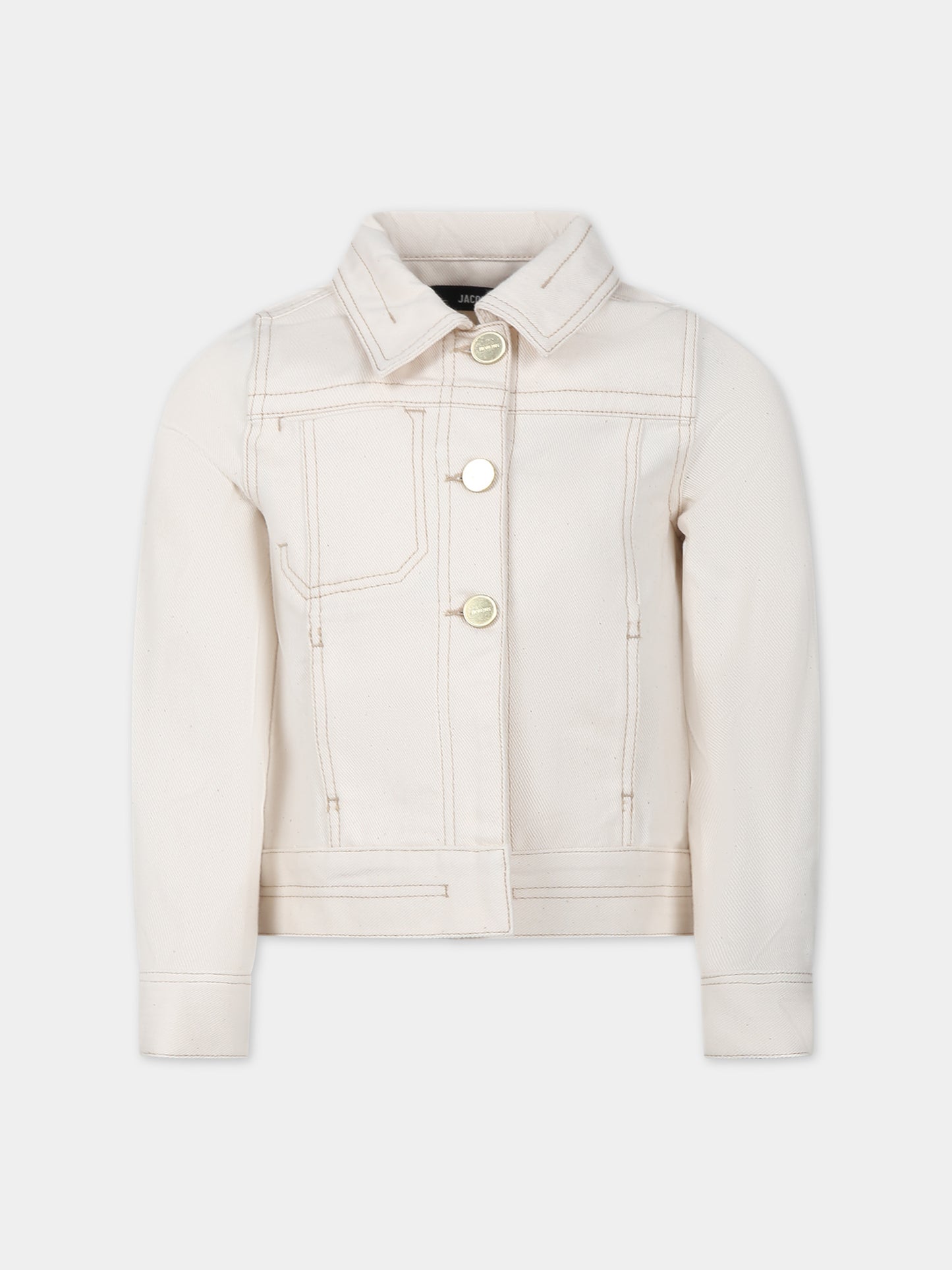 Giubbotto 'La Veste De Nimes' avorio per bambina,Jacquemus,Q00034 148