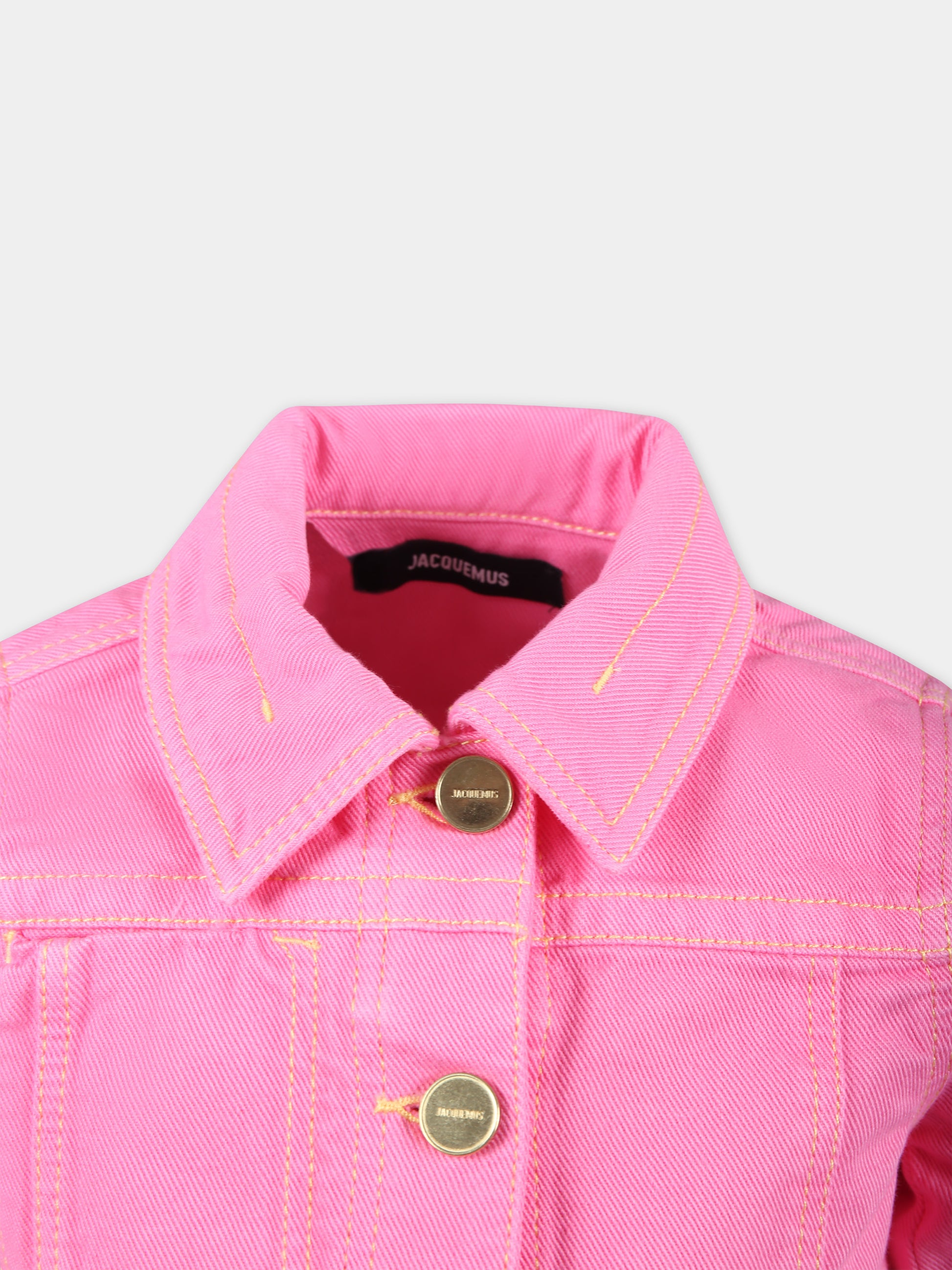 Giubbotto 'La Veste De Nimes' fucsia per bambina,Jacquemus,Q00034 468