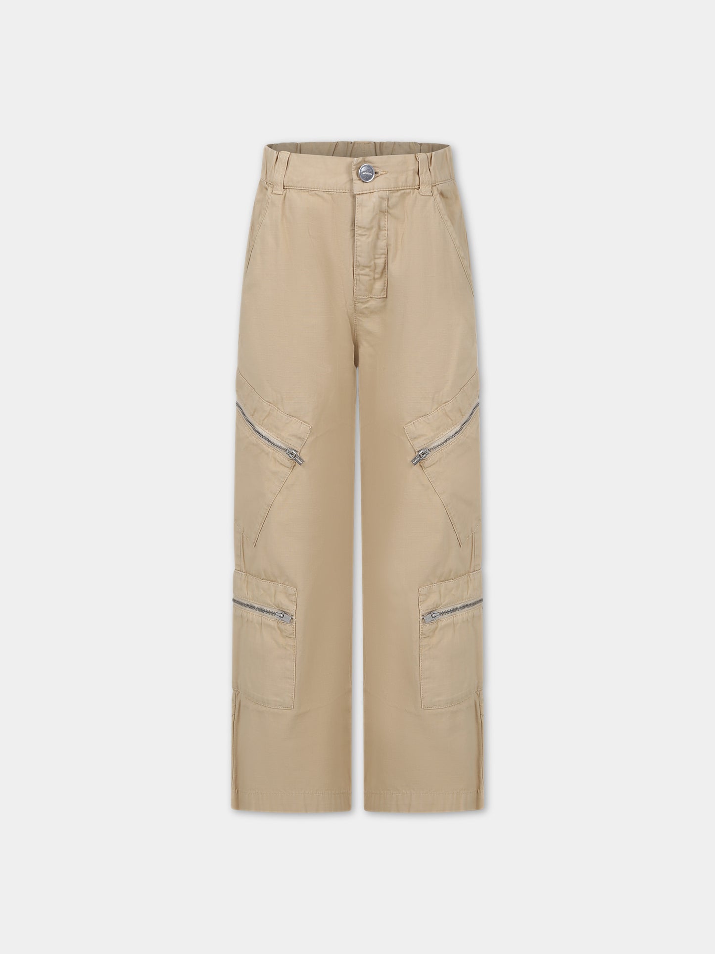 Pantaloni 'Le Cargo Marrone' beige per bambino,Jacquemus,Q00055 277