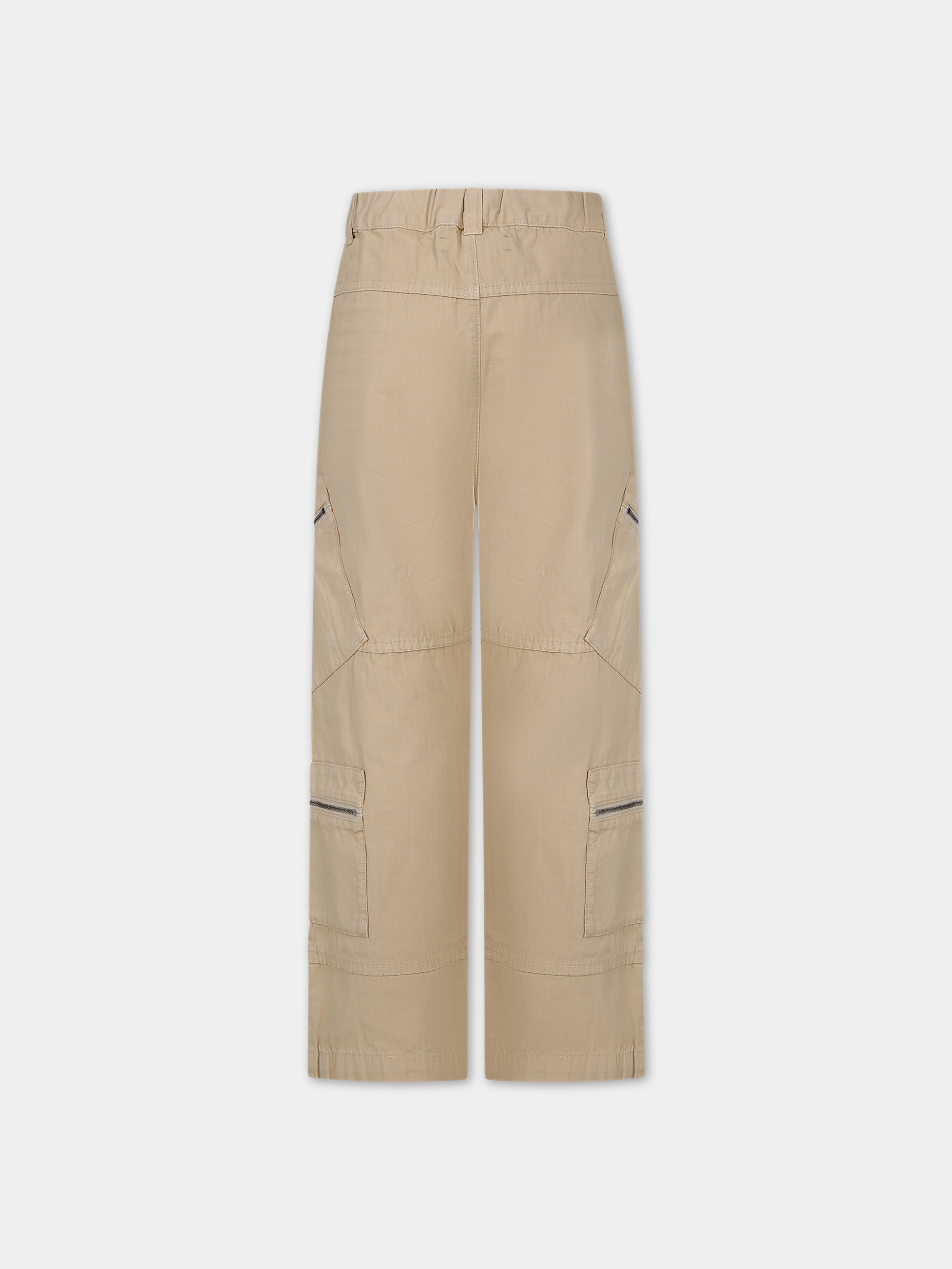 Pantaloni 'Le Cargo Marrone' beige per bambino,Jacquemus,Q00055 277