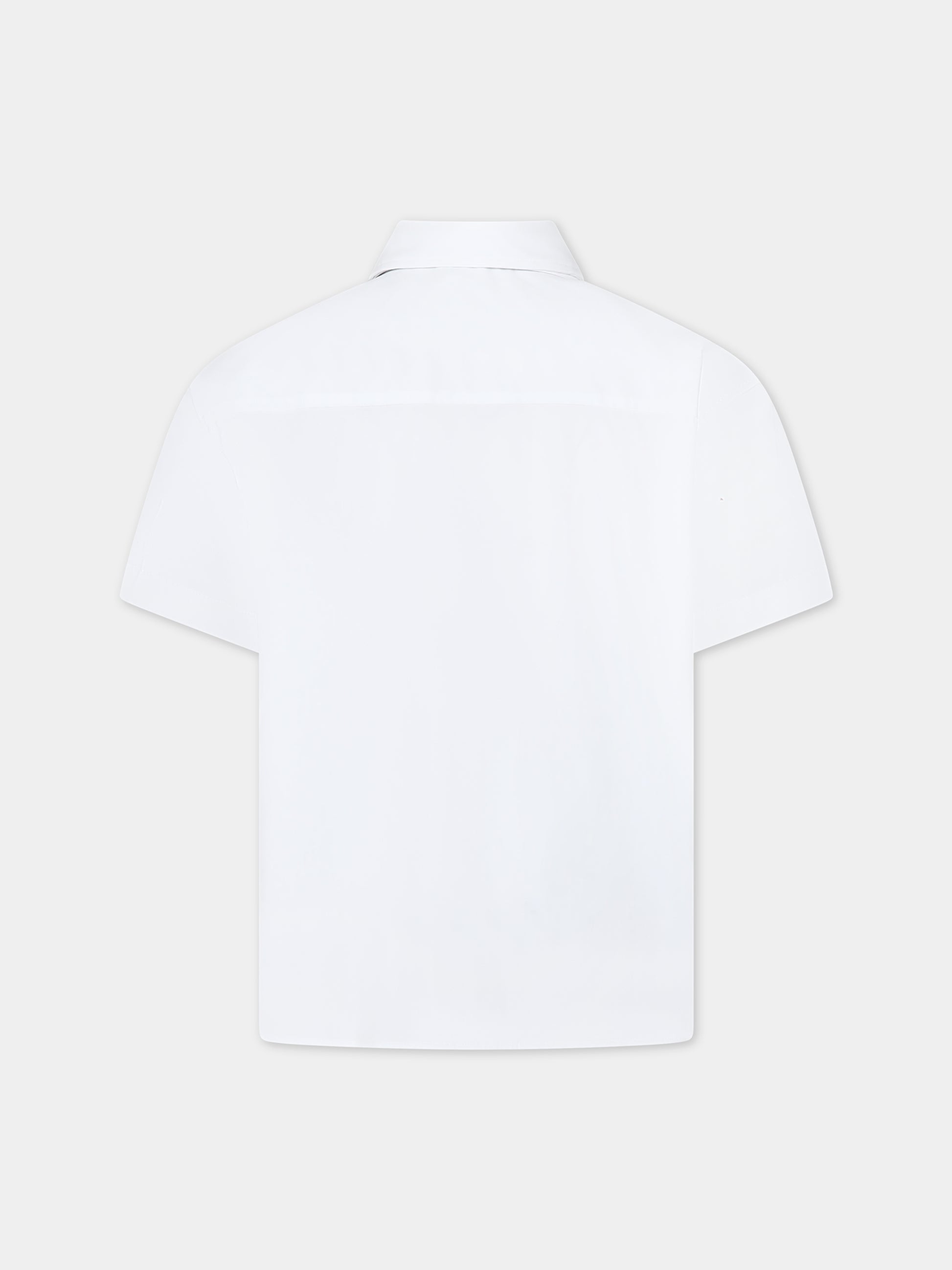 Camicia bianca per bambino con stampa,Burberry Kids,8073364 A1464