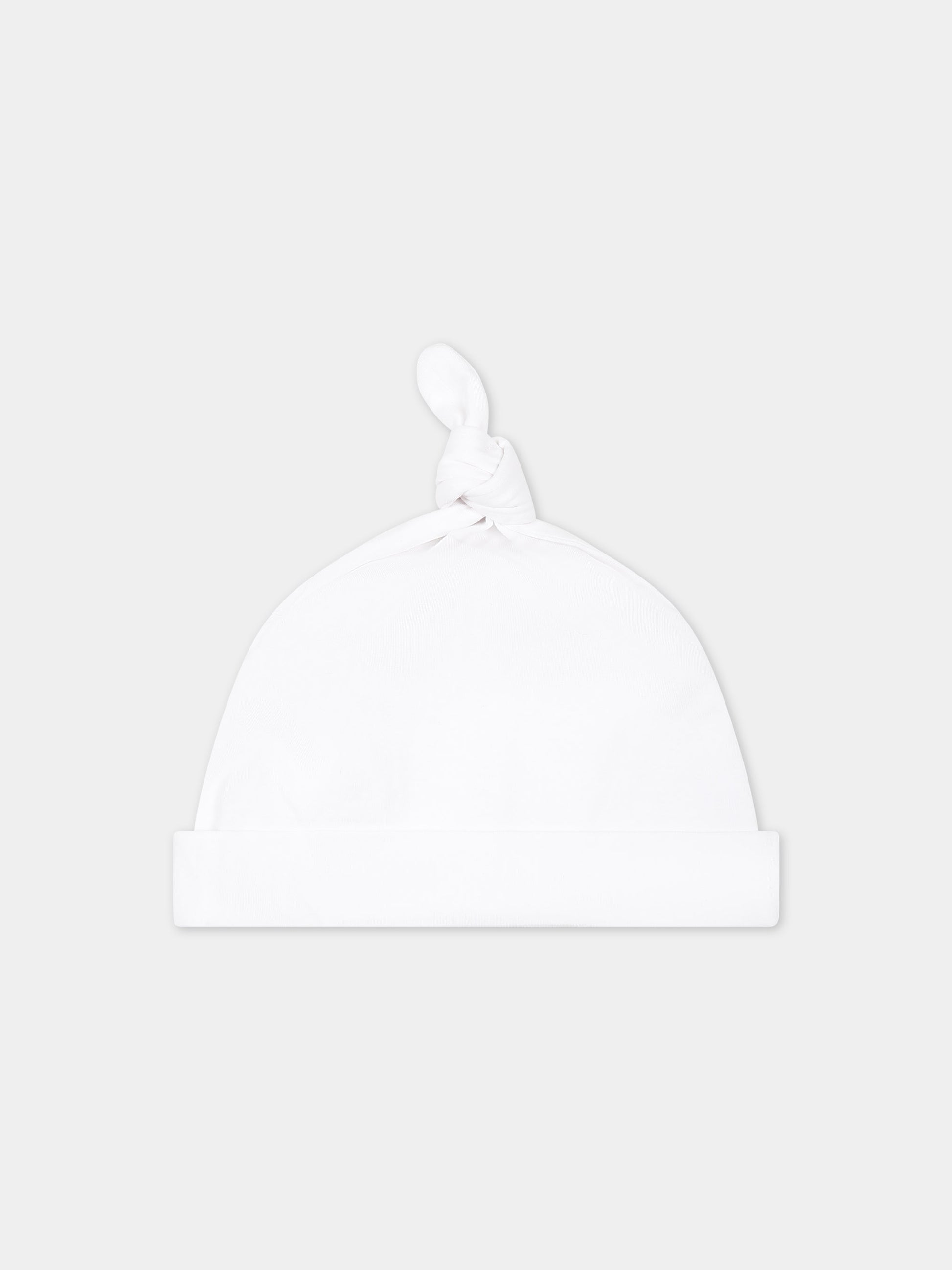 Set bianco per neonati con logo,Burberry Kids,8070264 A1464