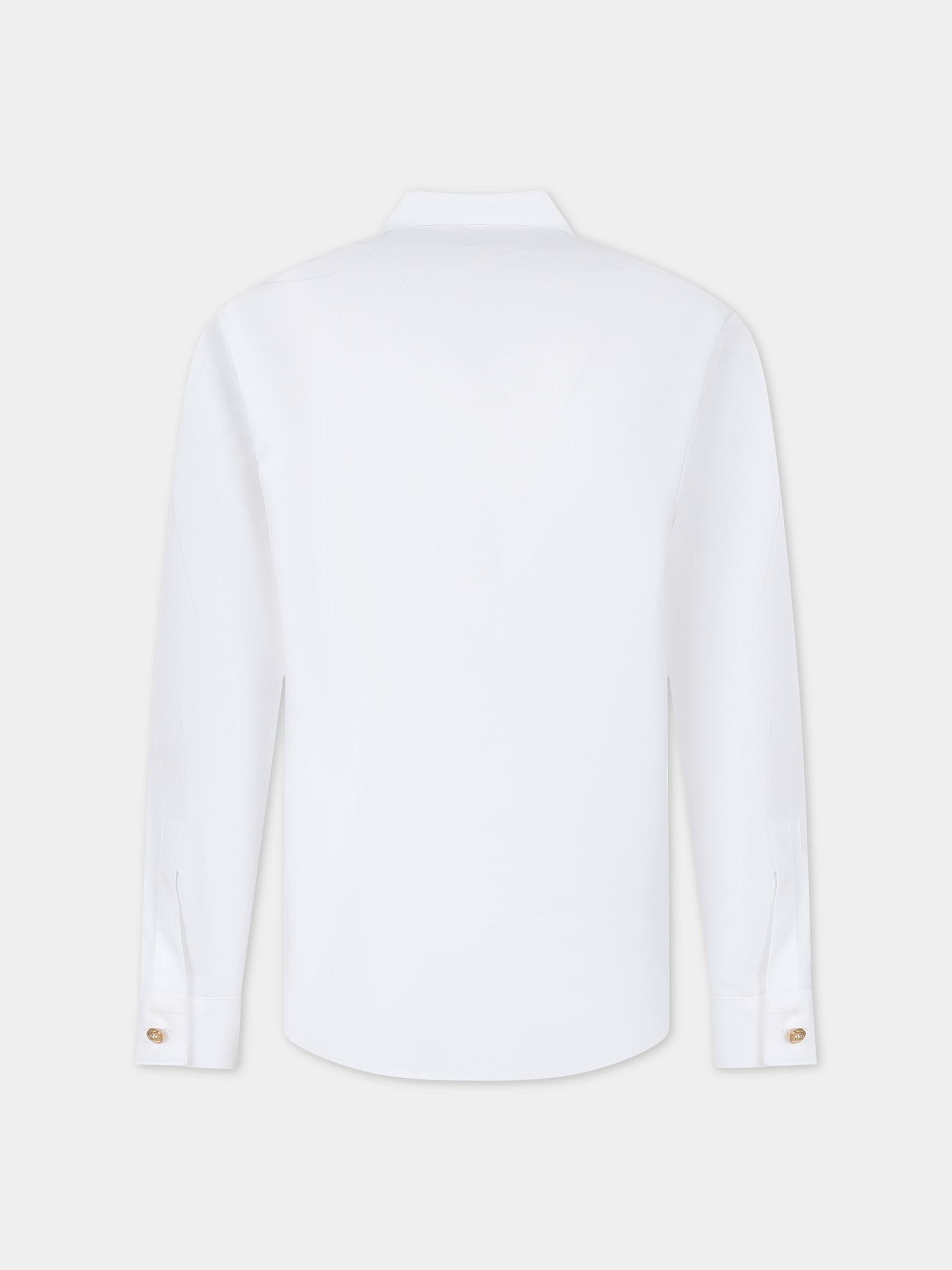 Camicia bianca per bambino con medusa,Versace,1002068 1A09715 2W110