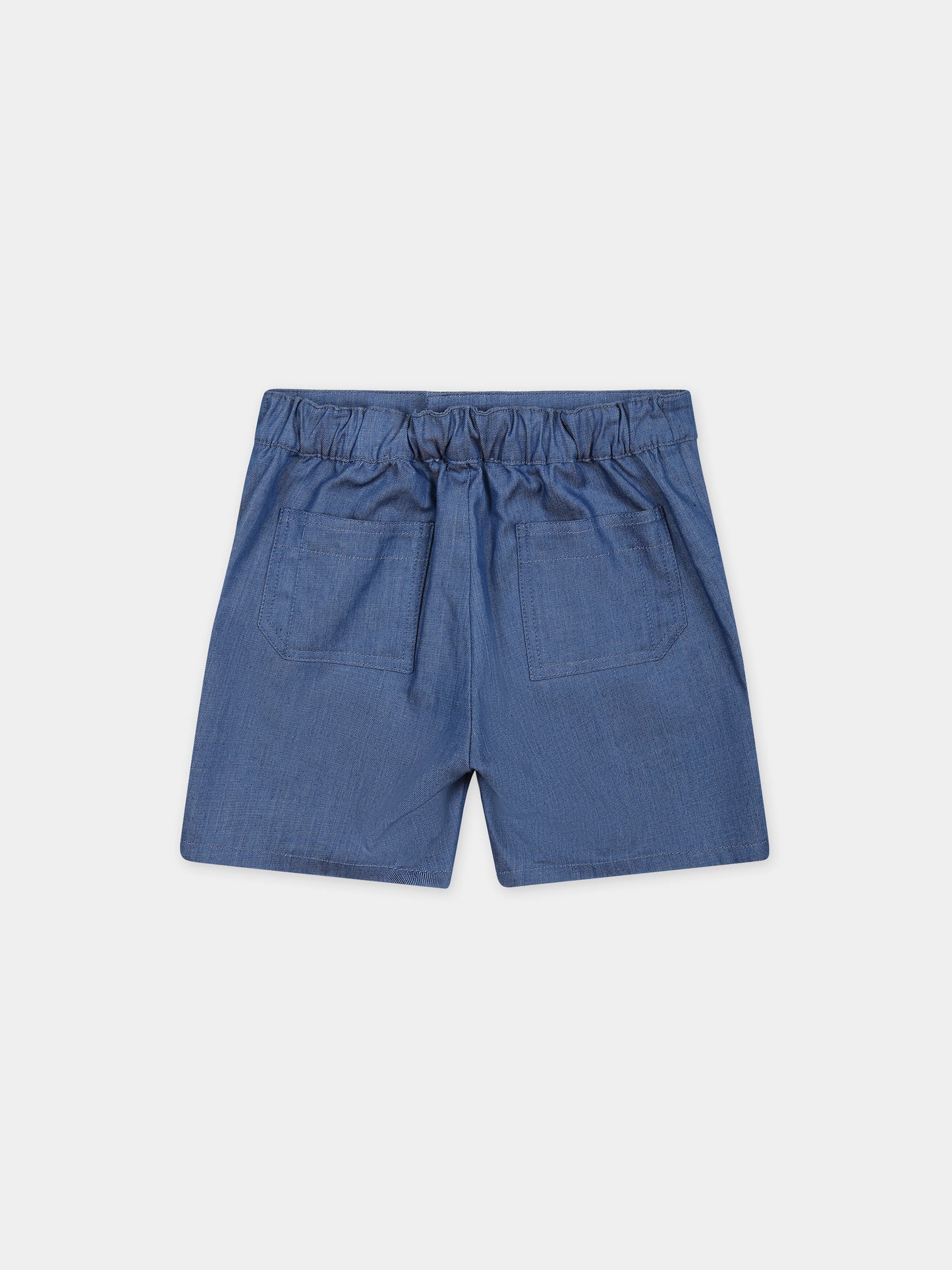 Shorts in denim per neonato con iconica Medusa,Versace,1013989 1A09738 2D930