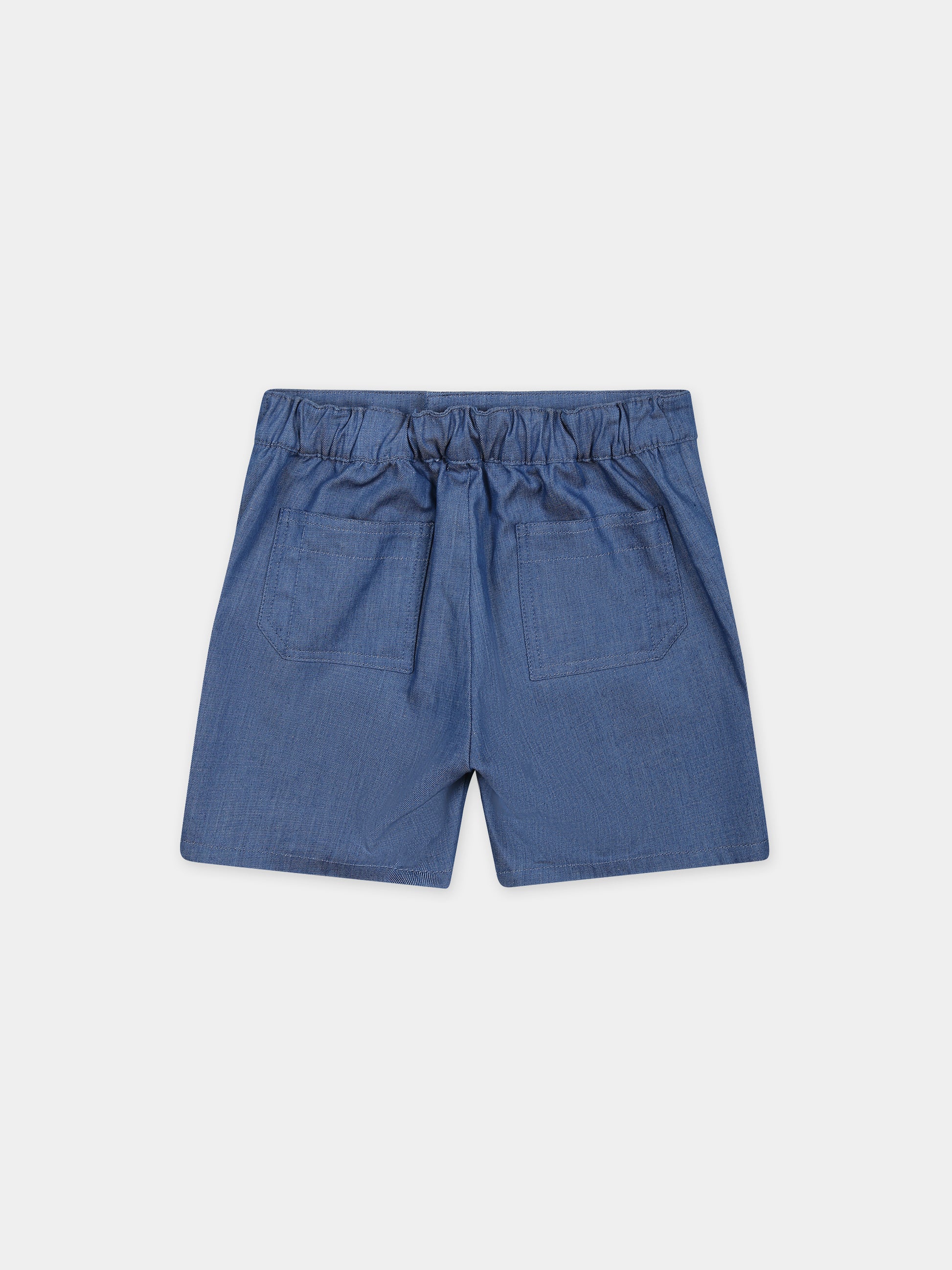 Shorts in denim per neonato con iconica Medusa,Versace,1013989 1A09738 2D930