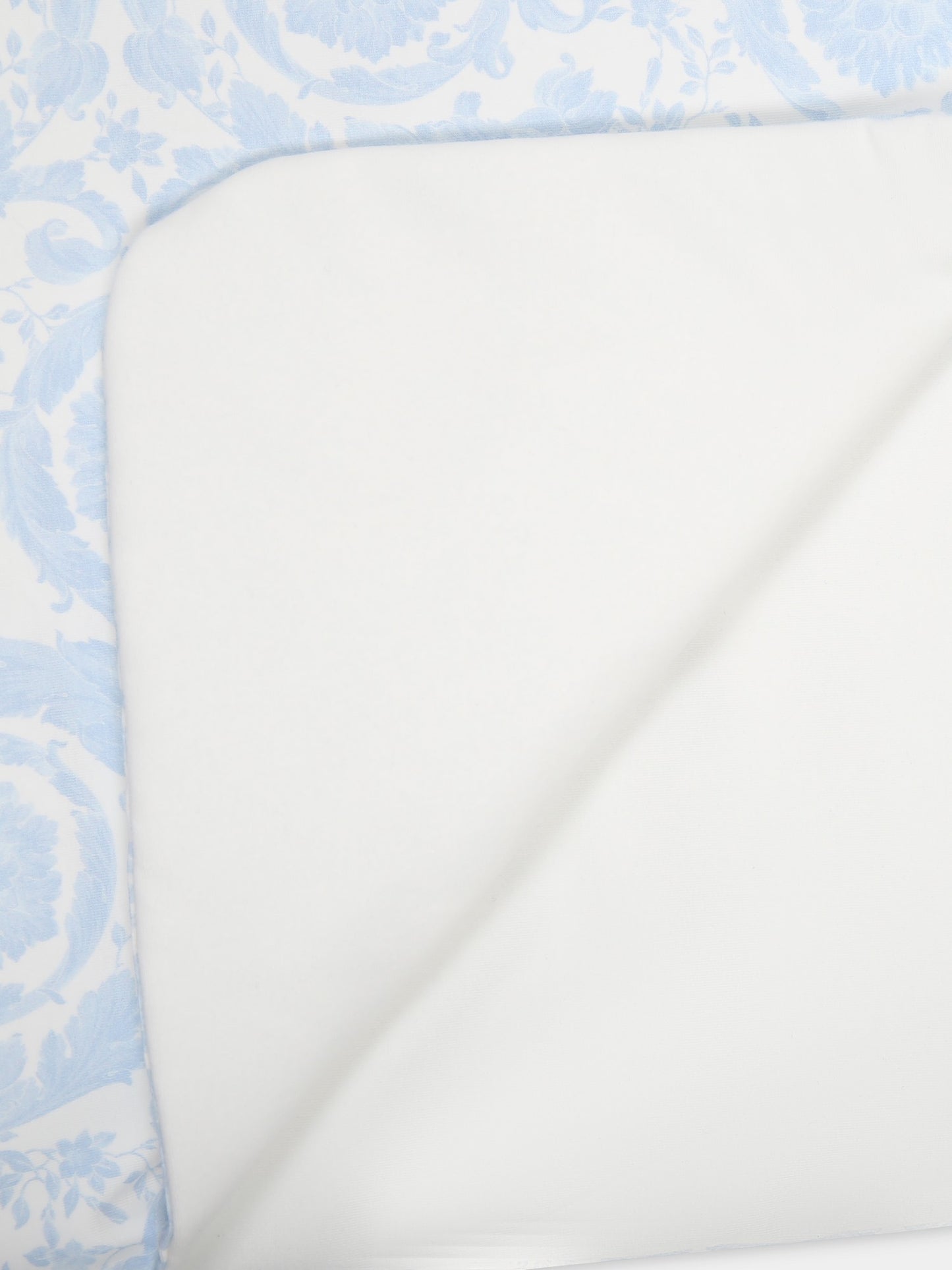 Coperta celeste per neonato con stampa barocco,Versace,1000092 1A09524 2WK10