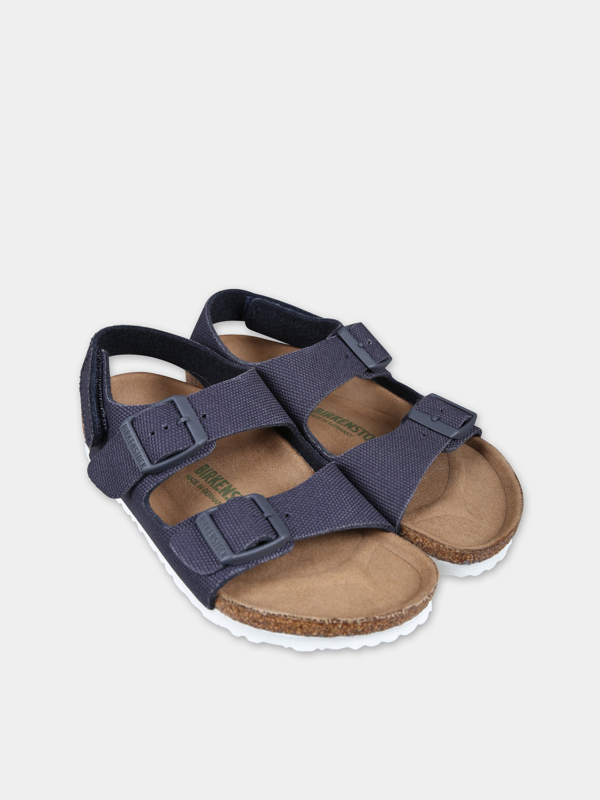 Sandali blu Milano HL Rivet per bambini con logo,Birkenstock,1026960 MIDNIGHT VEG