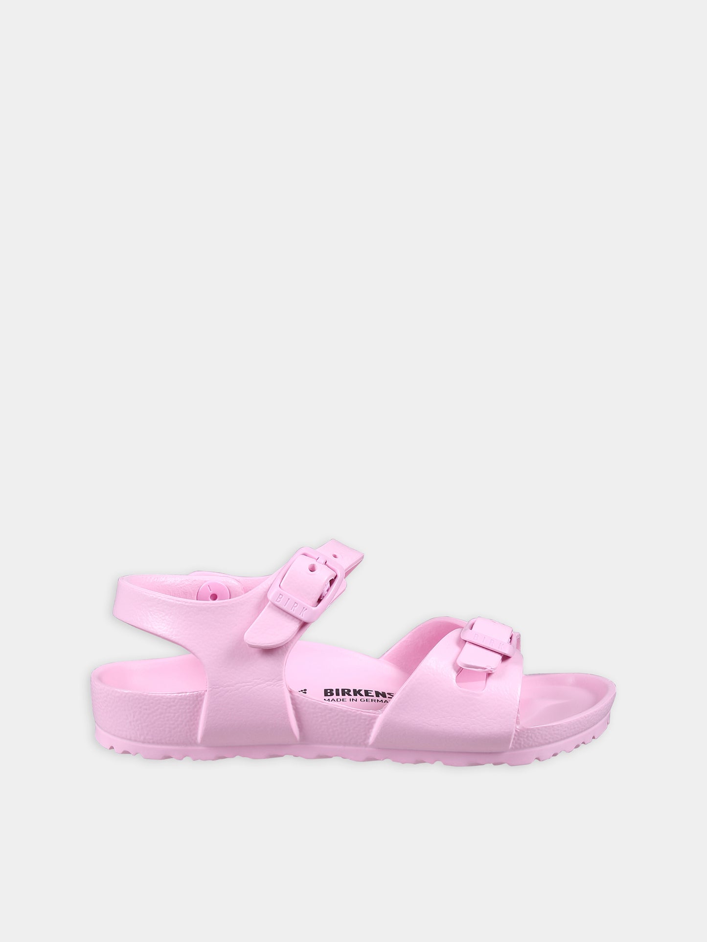 Sandali rosa Milano Eva per bambini con logo,Birkenstock,1027412 FONDANT PINK