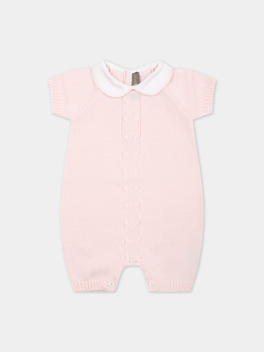 Pagliaccetto rosa per neonata,Little Bear,8117 CIPRIA