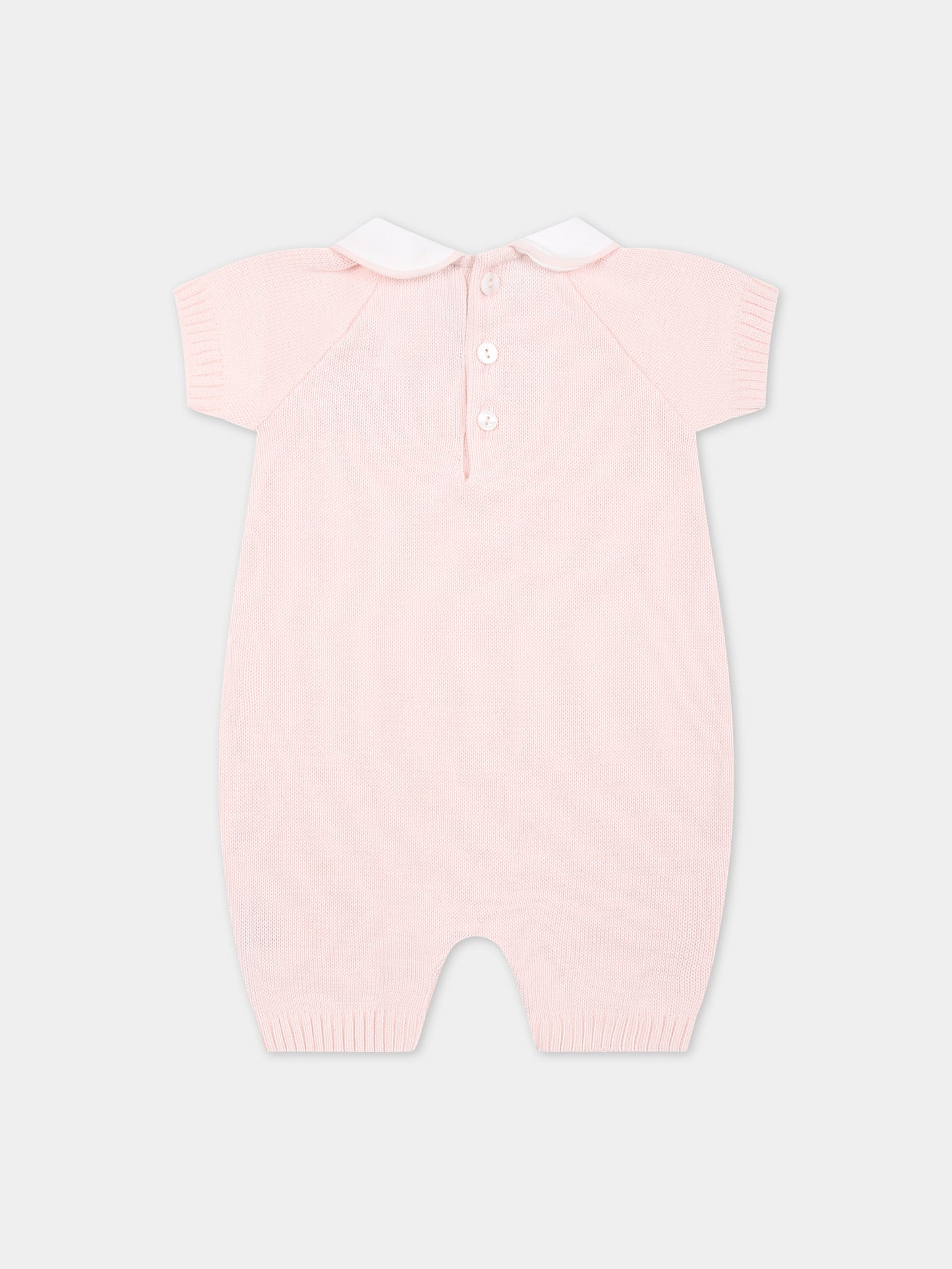 Pagliaccetto rosa per neonata,Little Bear,8117 CIPRIA