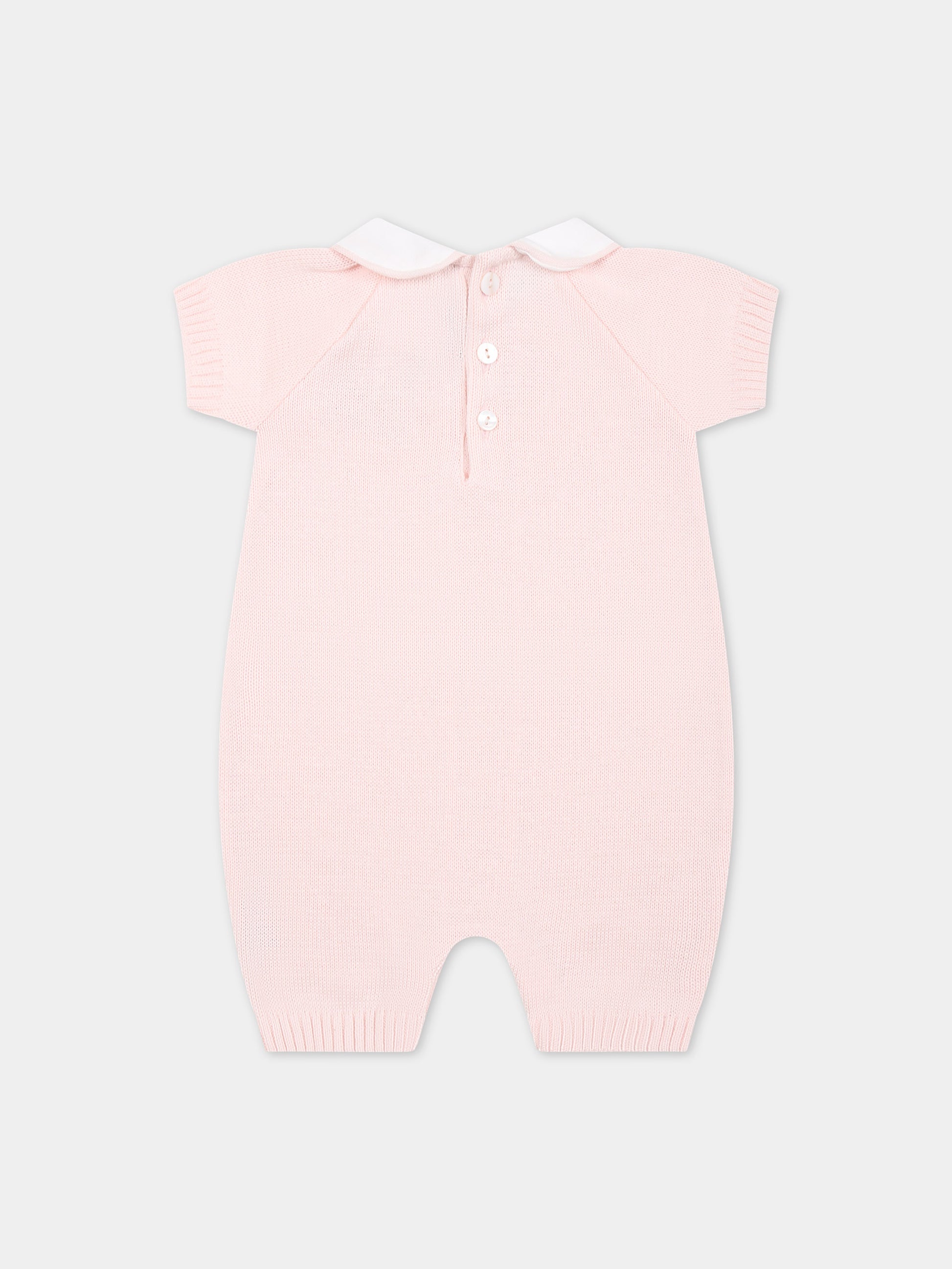 Pagliaccetto rosa per neonata,Little Bear,8117 CIPRIA