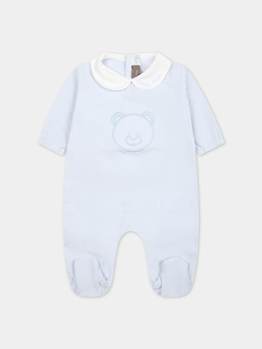 Tutina celeste per neonato,Little Bear,8041 CIELO