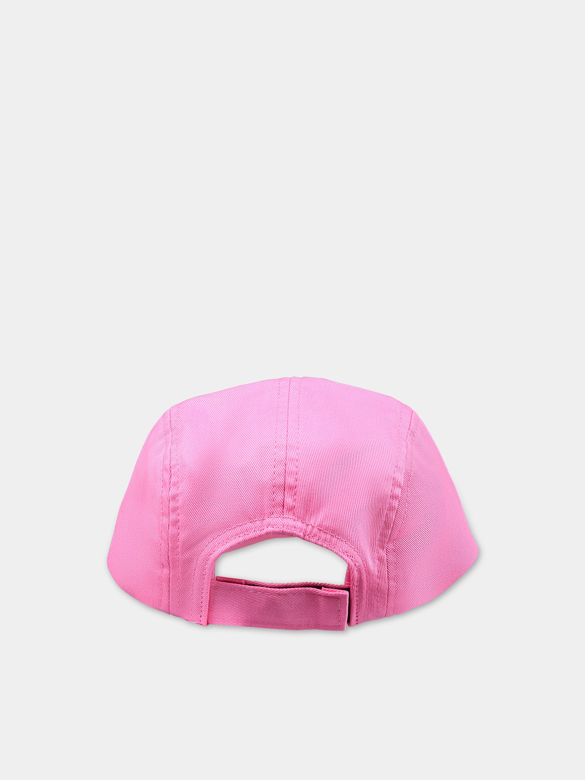 Cappello con visiera rosa per bambina con I Puffi,Armani Junior,404420 4R499 00070