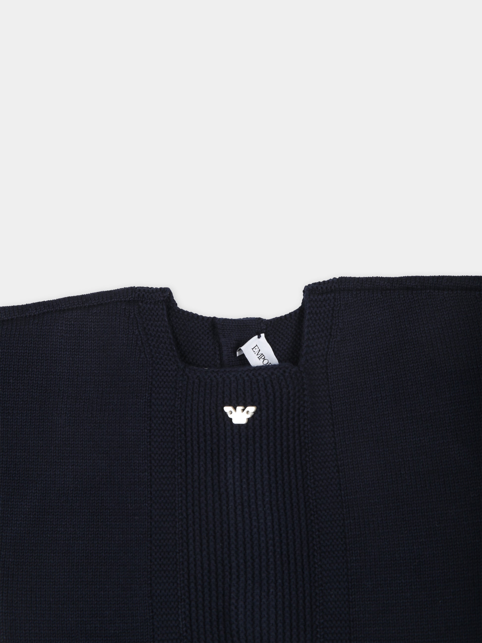 Completo blu per neonato con aquilotto,Armani Junior,3DNV50 NM0BZ 0920