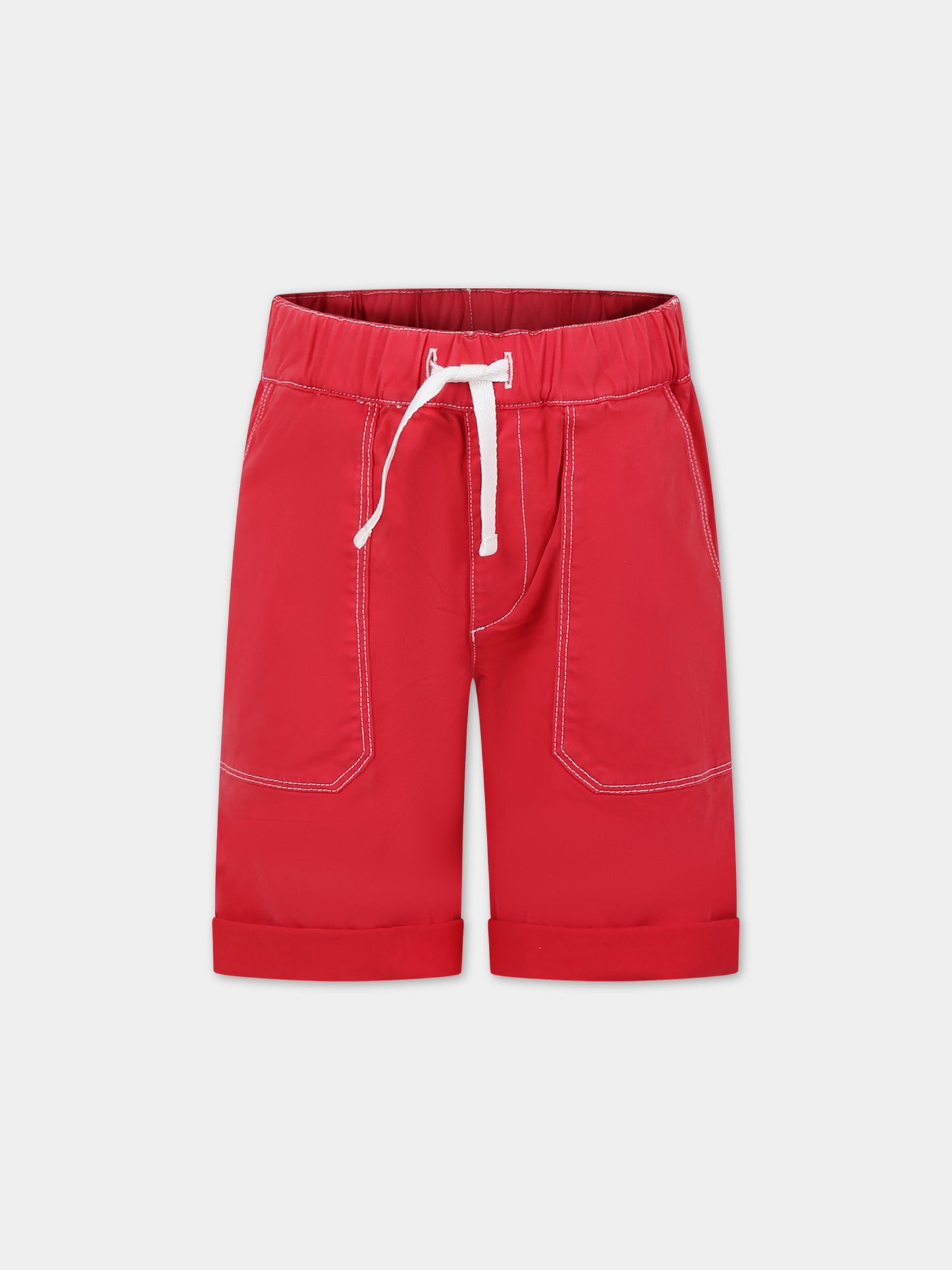 Shorts rossi per bambino,Bonpoint,S04BBEW00013 051A
