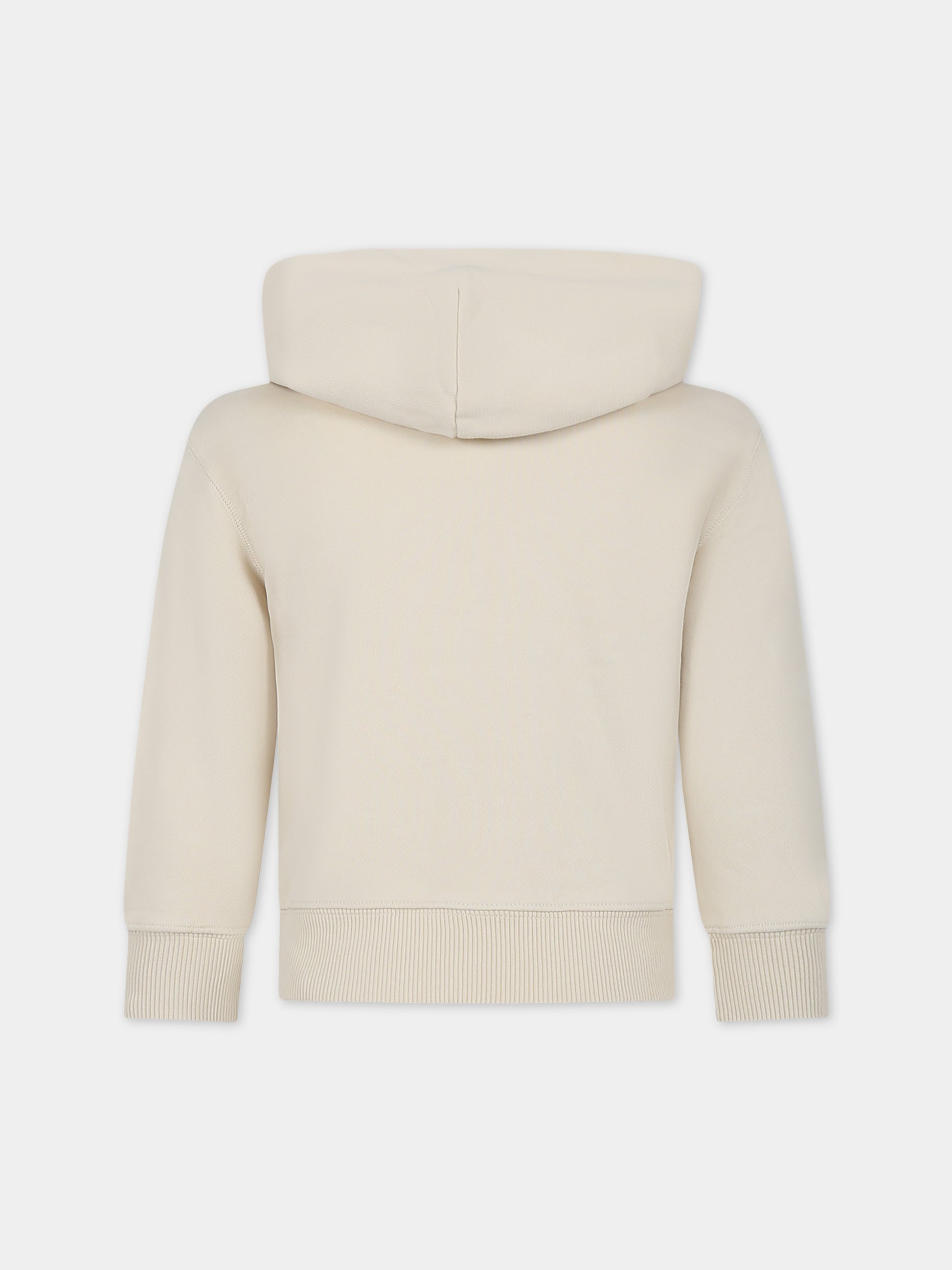 Felpa beige per bambino con logo,Bonpoint,S04BSWK00002 005