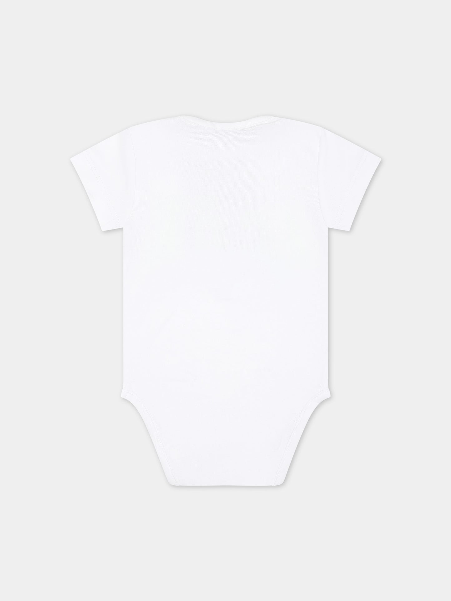 Body bianco per neonato con logo,Dsquared2,DQ2399 D0A8U D2U174B DQ10Y