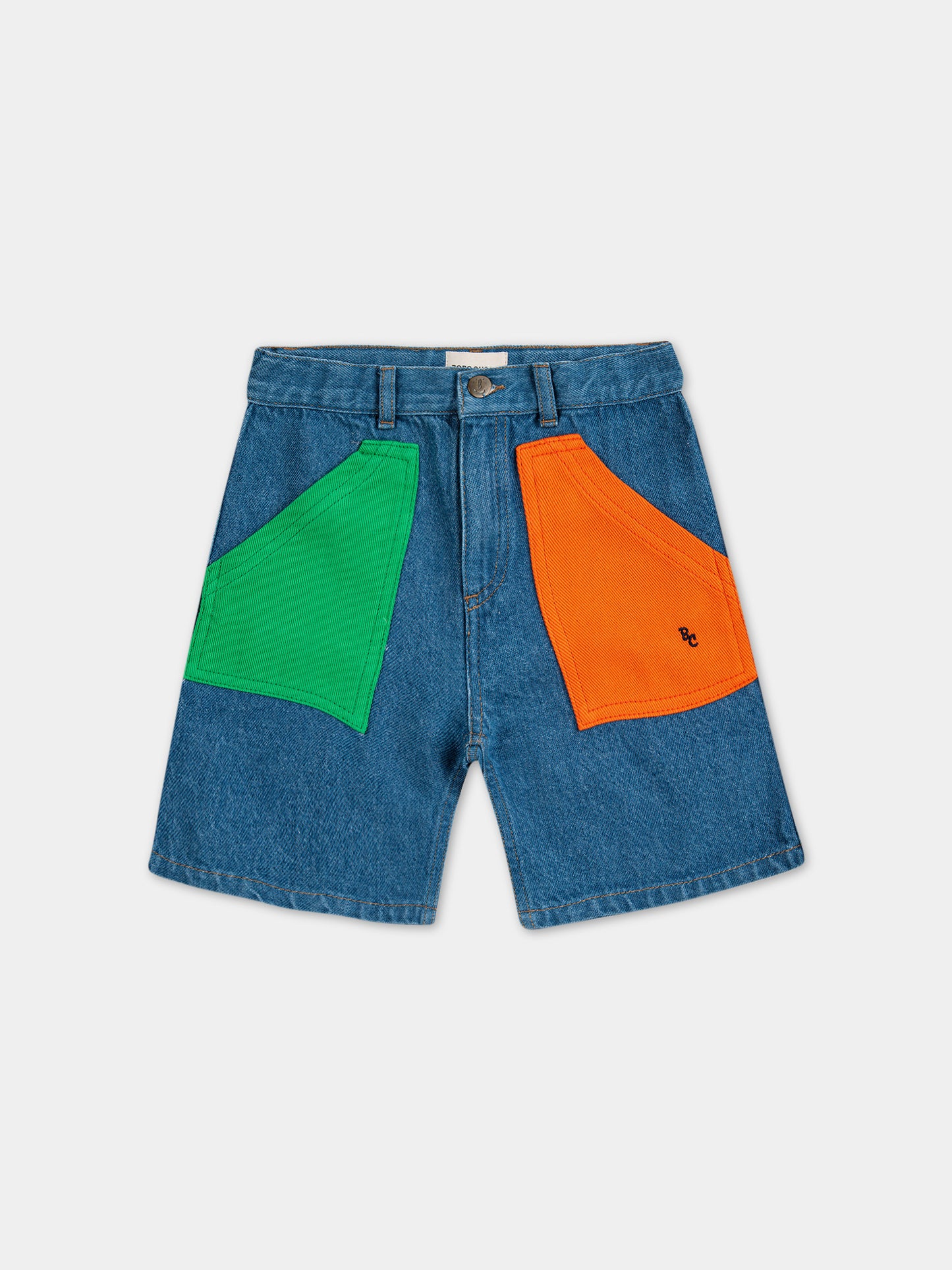 Shorts denim con tasche colorate per bambino,Bobo Choses,124AC086
