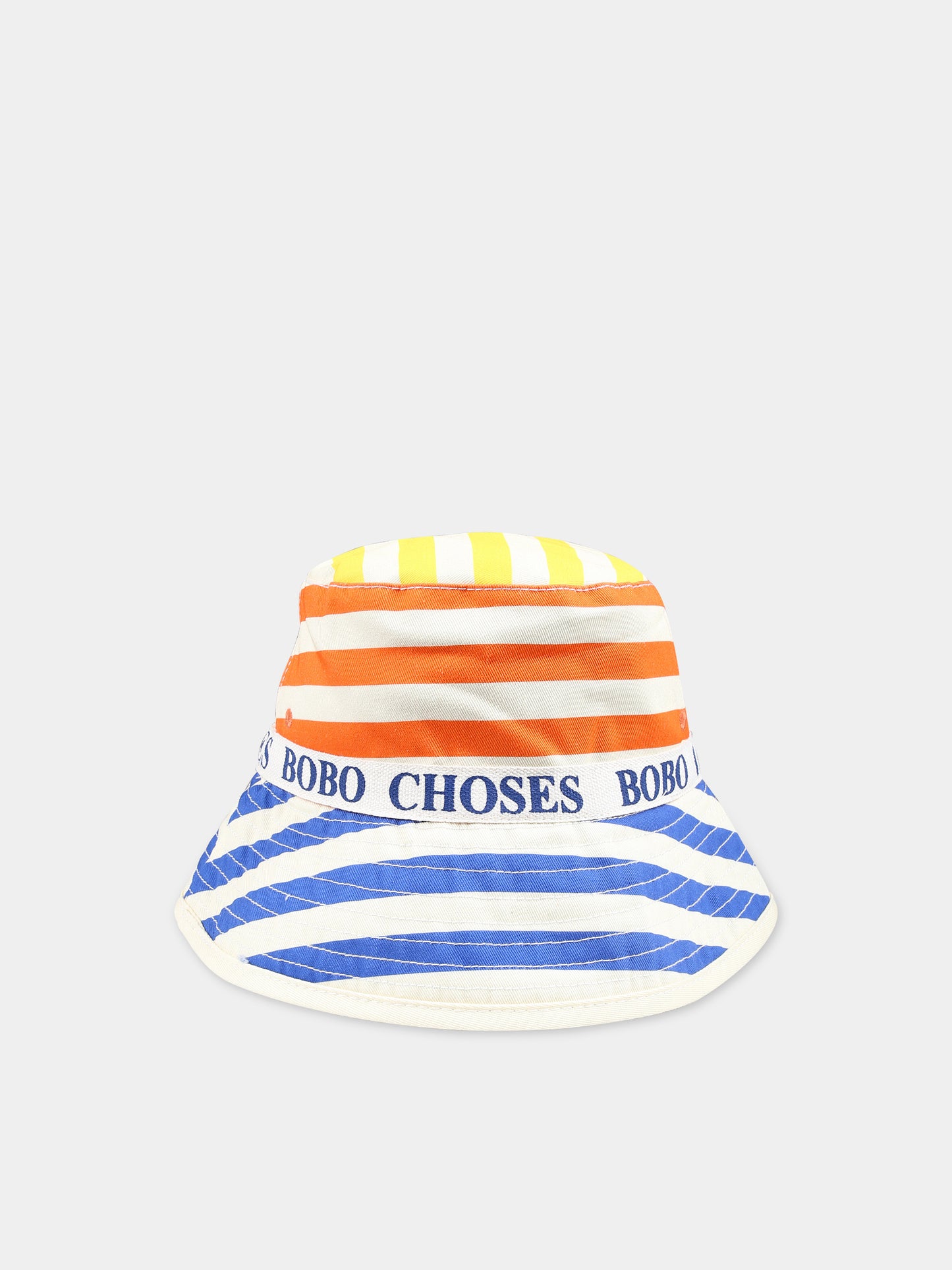 Cloche avorio reversibile per bambini con logo,Bobo Choses,124AI028