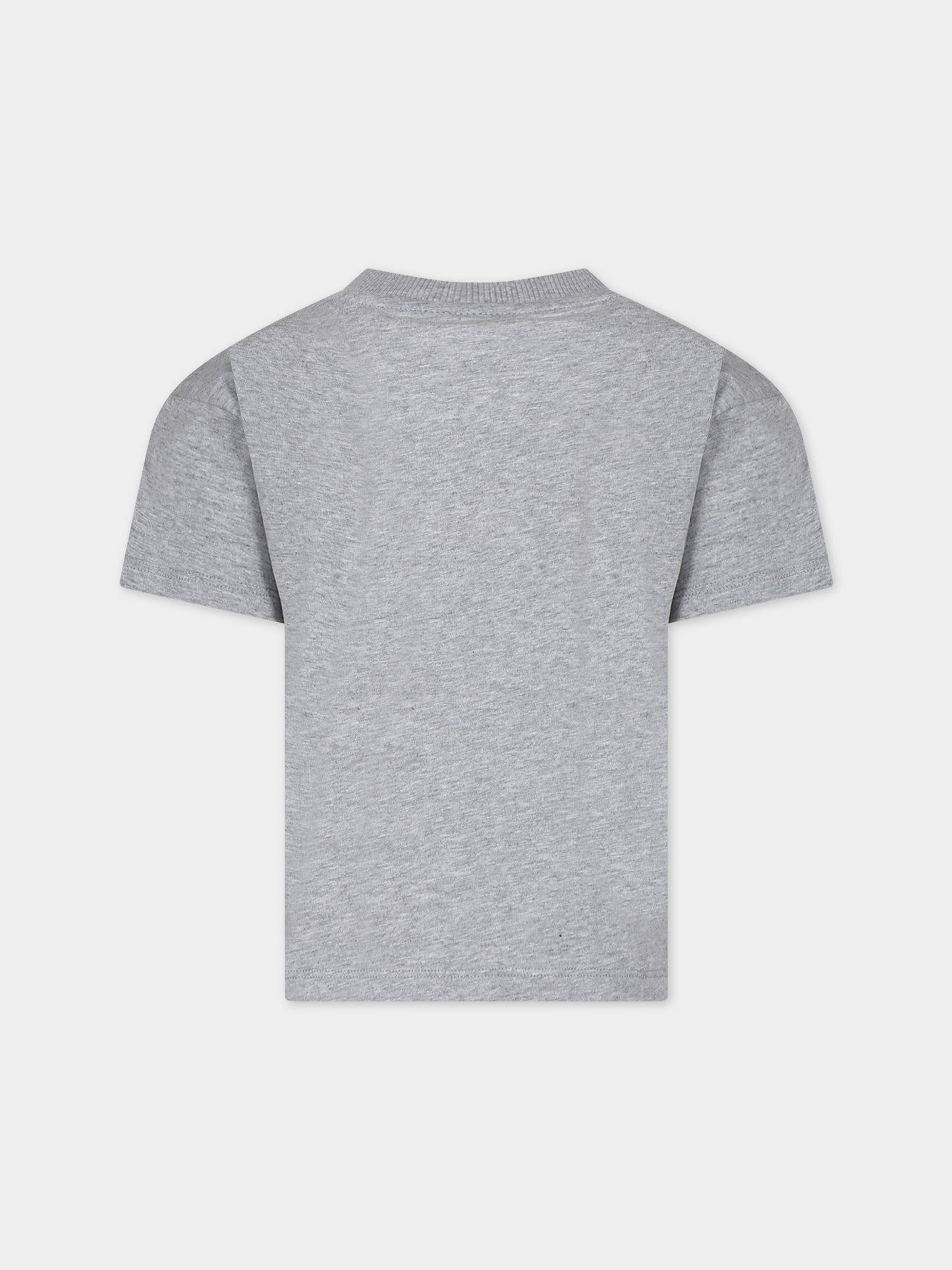 T-shirt grigia per bambini con gufo,Mini Rodini,2422016994