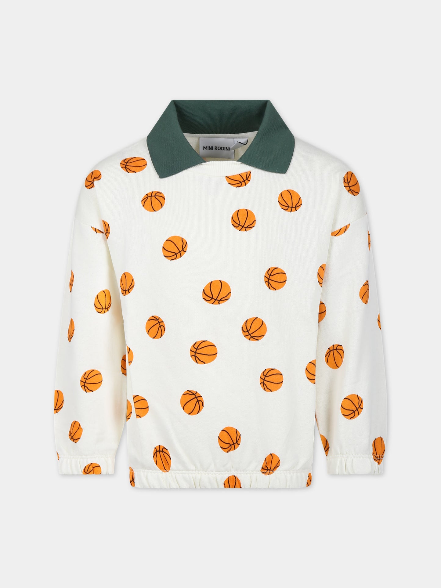 Felpa avorio per bambini,Mini Rodini,2422017011