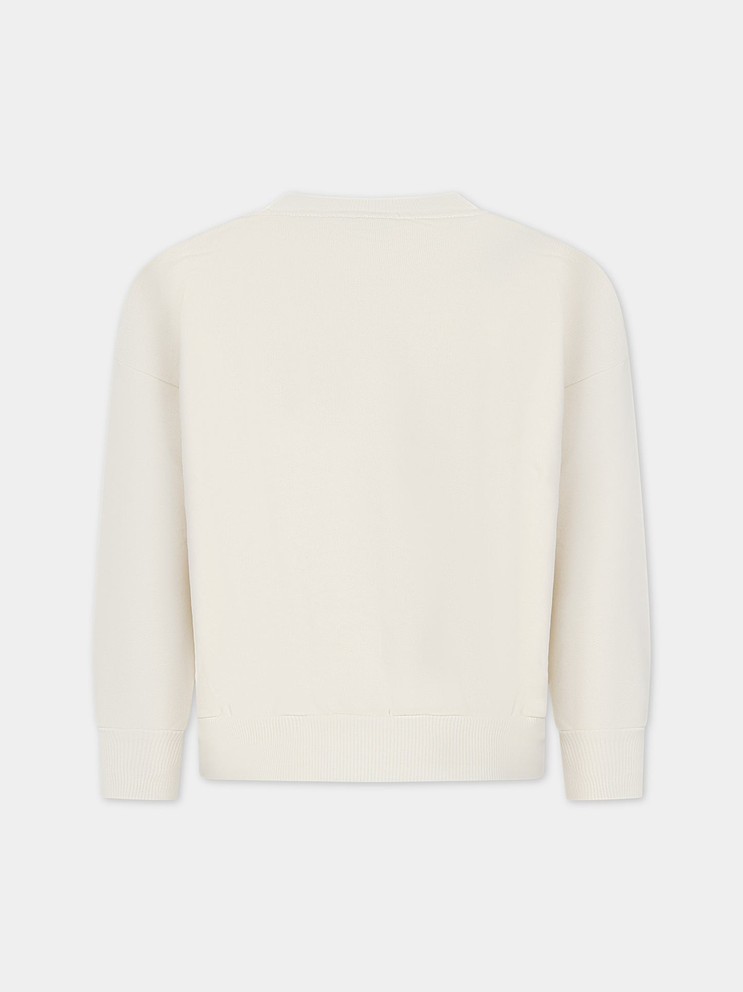 Felpa avorio per bambini con gufo,Mini Rodini,2422016810