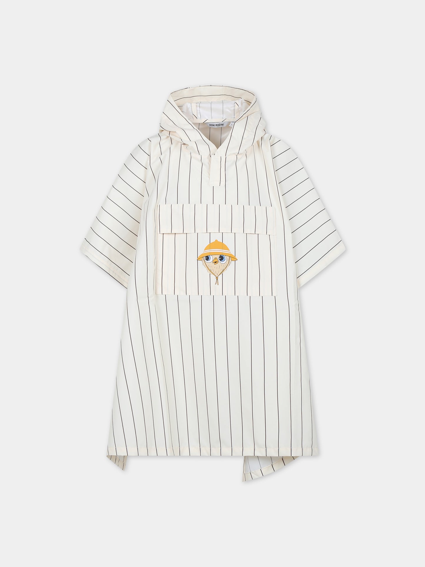 Cappa avorio per bambini con gufo,Mini Rodini,2421010411