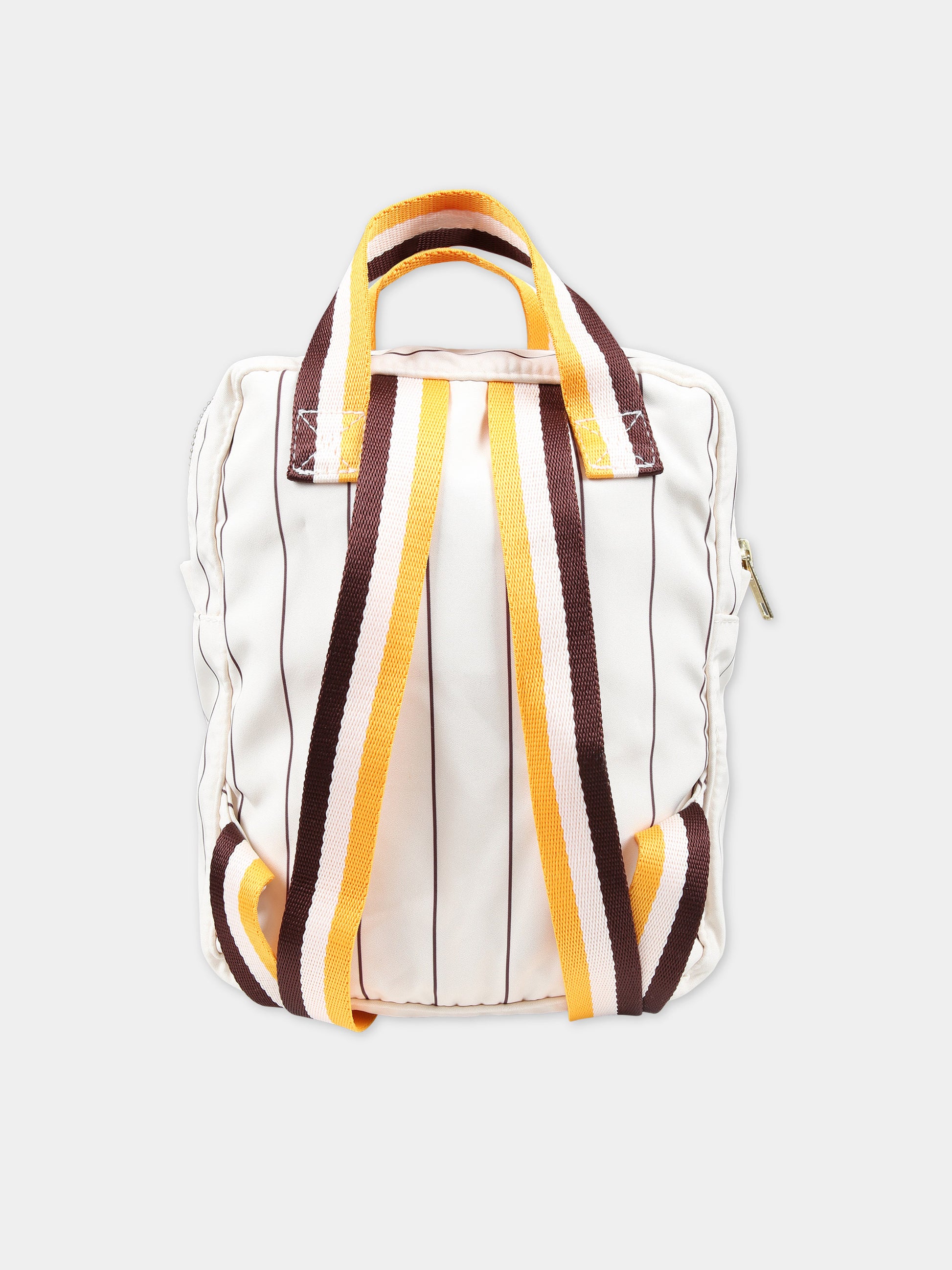 Zaino avorio per bambini con gufo,Mini Rodini,2426010111