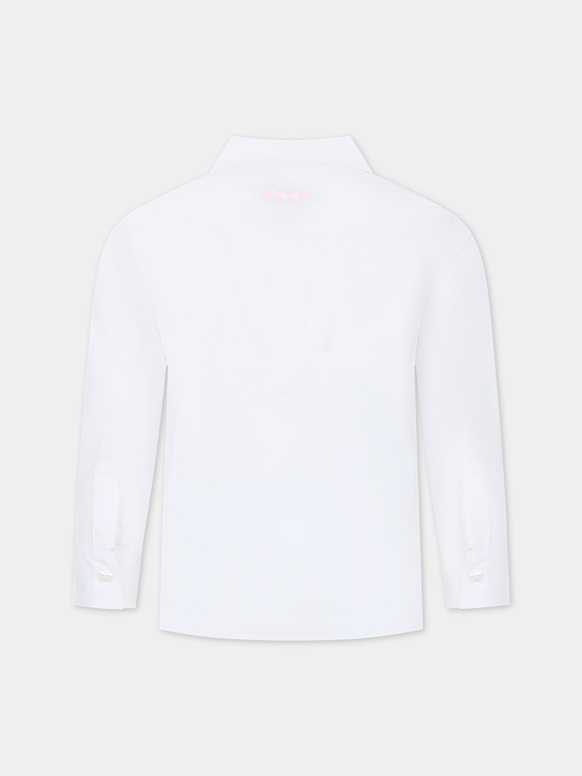 Camicia bianca per bambina,Msgm Kids,S4MSJGSI070 015